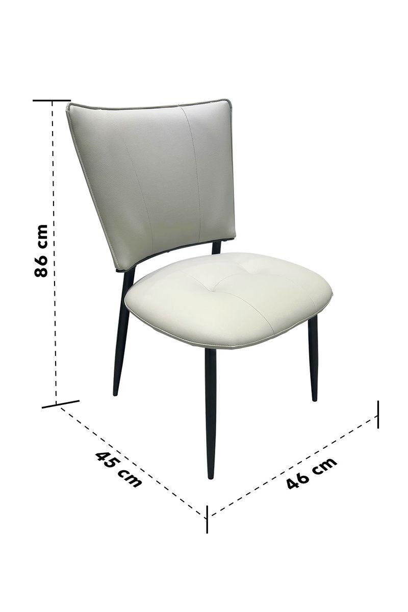Pack 2 Silla Comedor Luminae Blanco-2