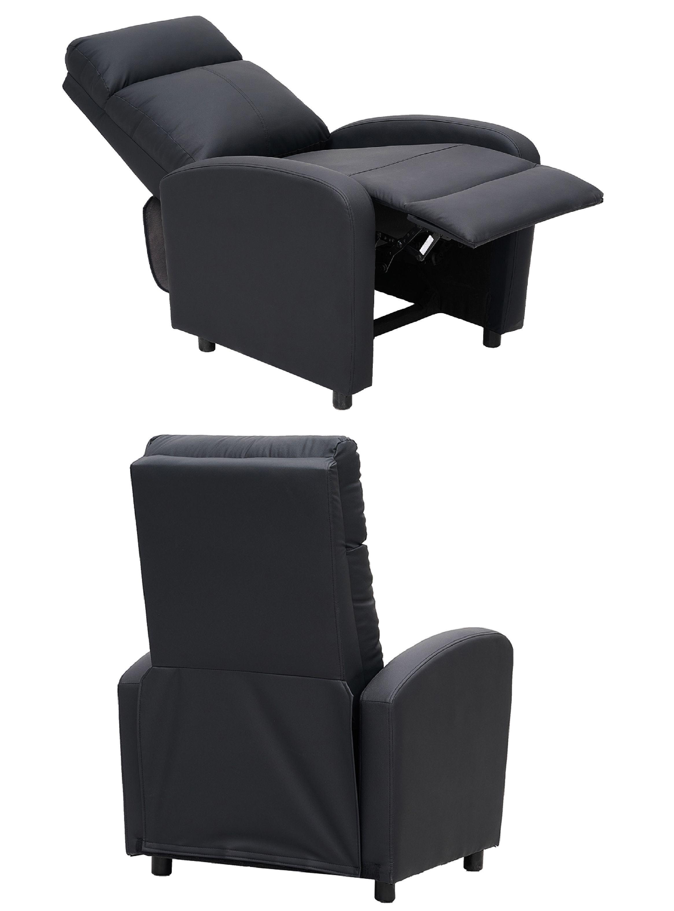 Berger Reclinable Lisboa Pu Negro-4