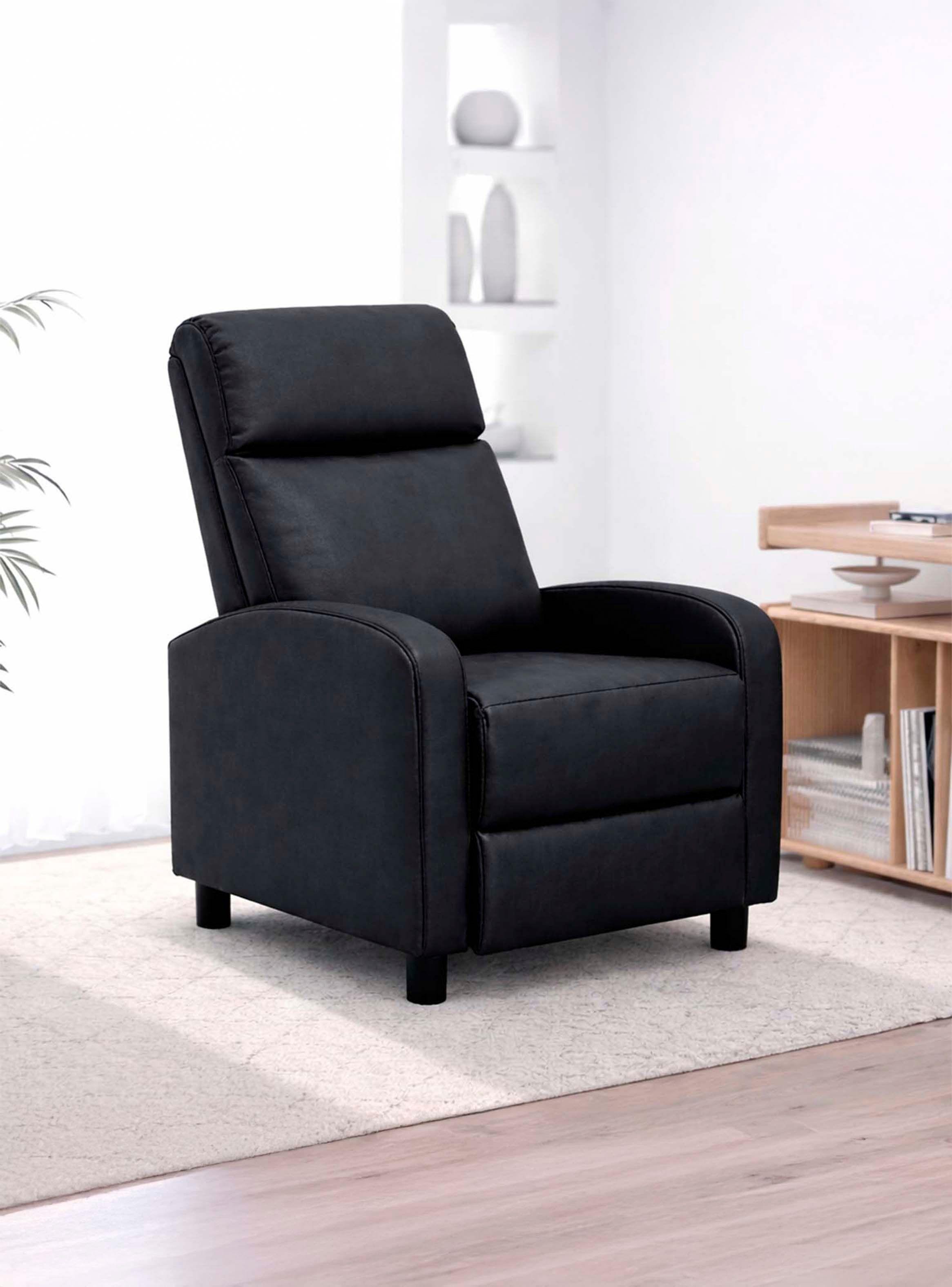 Berger Reclinable Lisboa PU Negro-2
