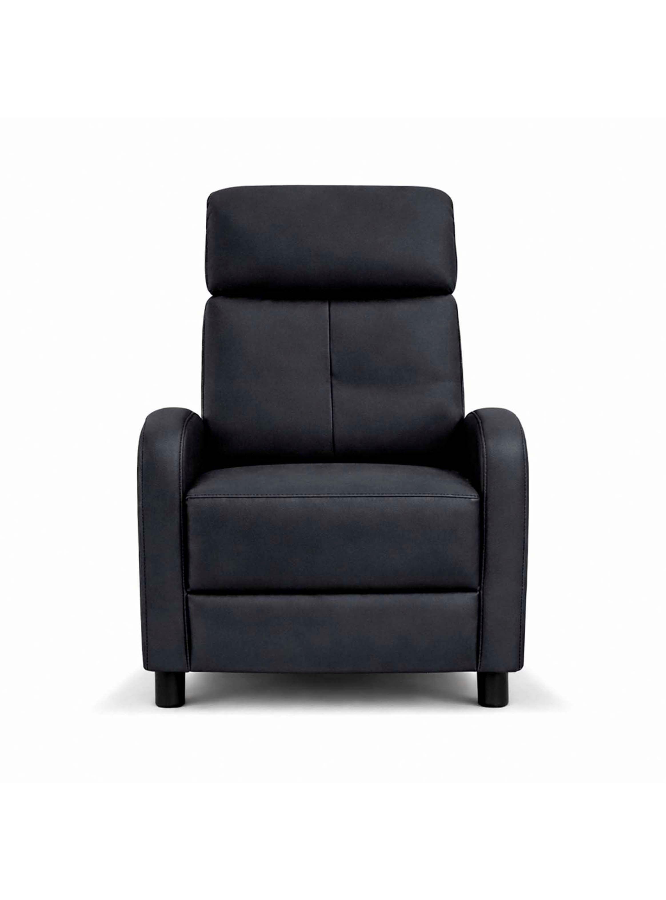 Berger Reclinable Lisboa PU Negro-3
