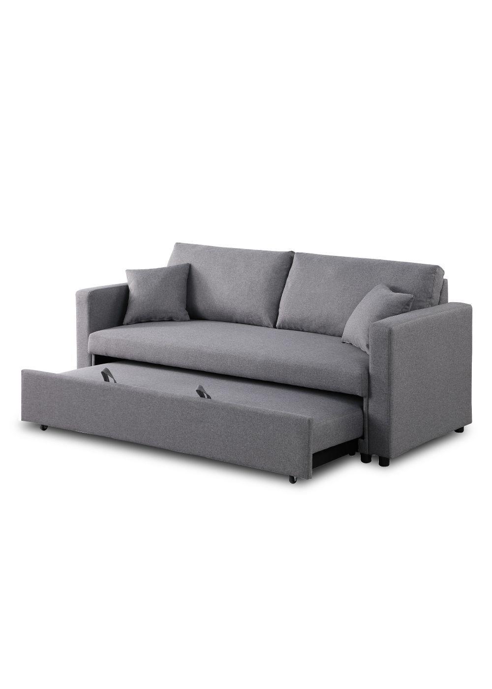 Sofá Cama Nolan 3 Cuerpos 86x193x84 cm Gris-4