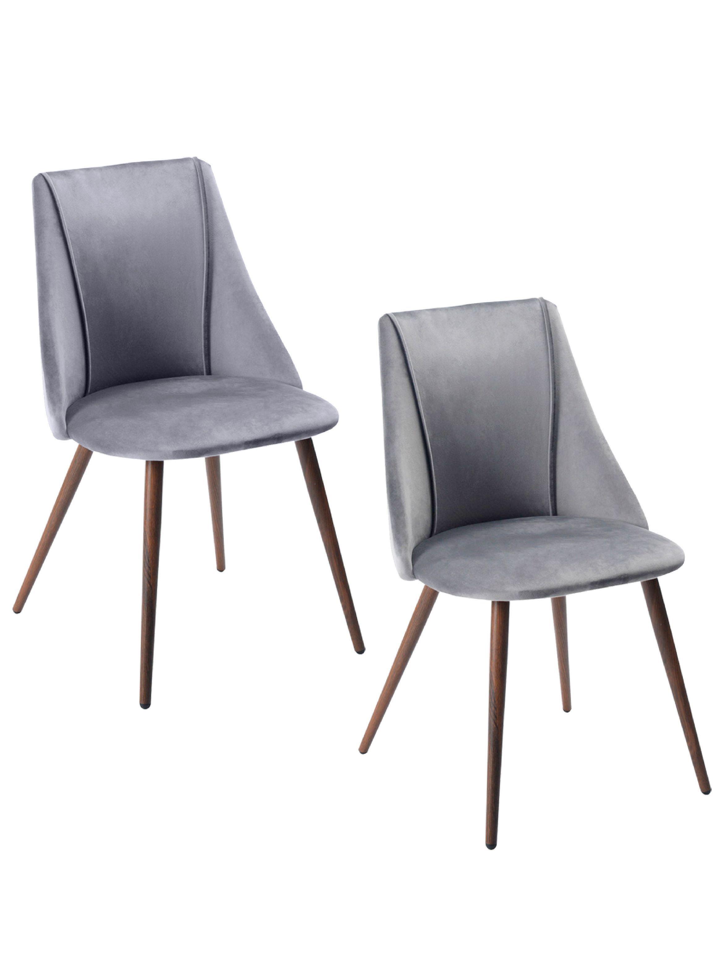 Pack 2 Silla Comedor Sitial Terciopelo-0