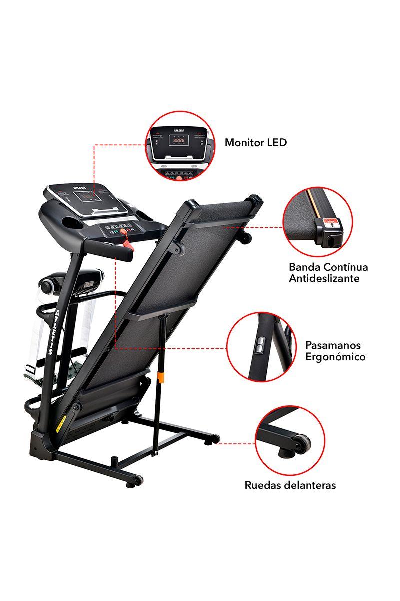 Trotadora Eléctrica Ultra X600 Incl Automática Led Mp3 M.F-3