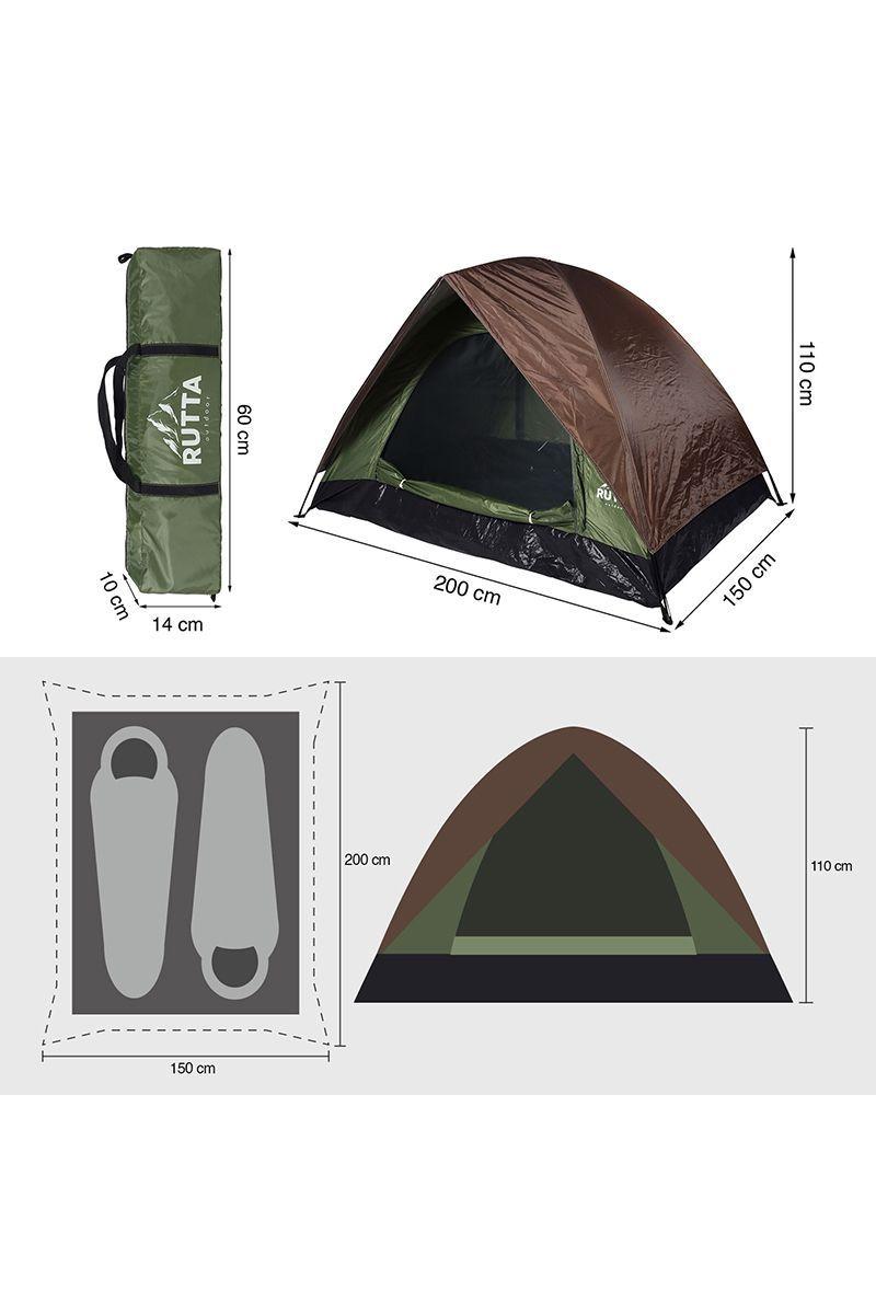 Carpa 2 Personas Camping Outdoor Café-2