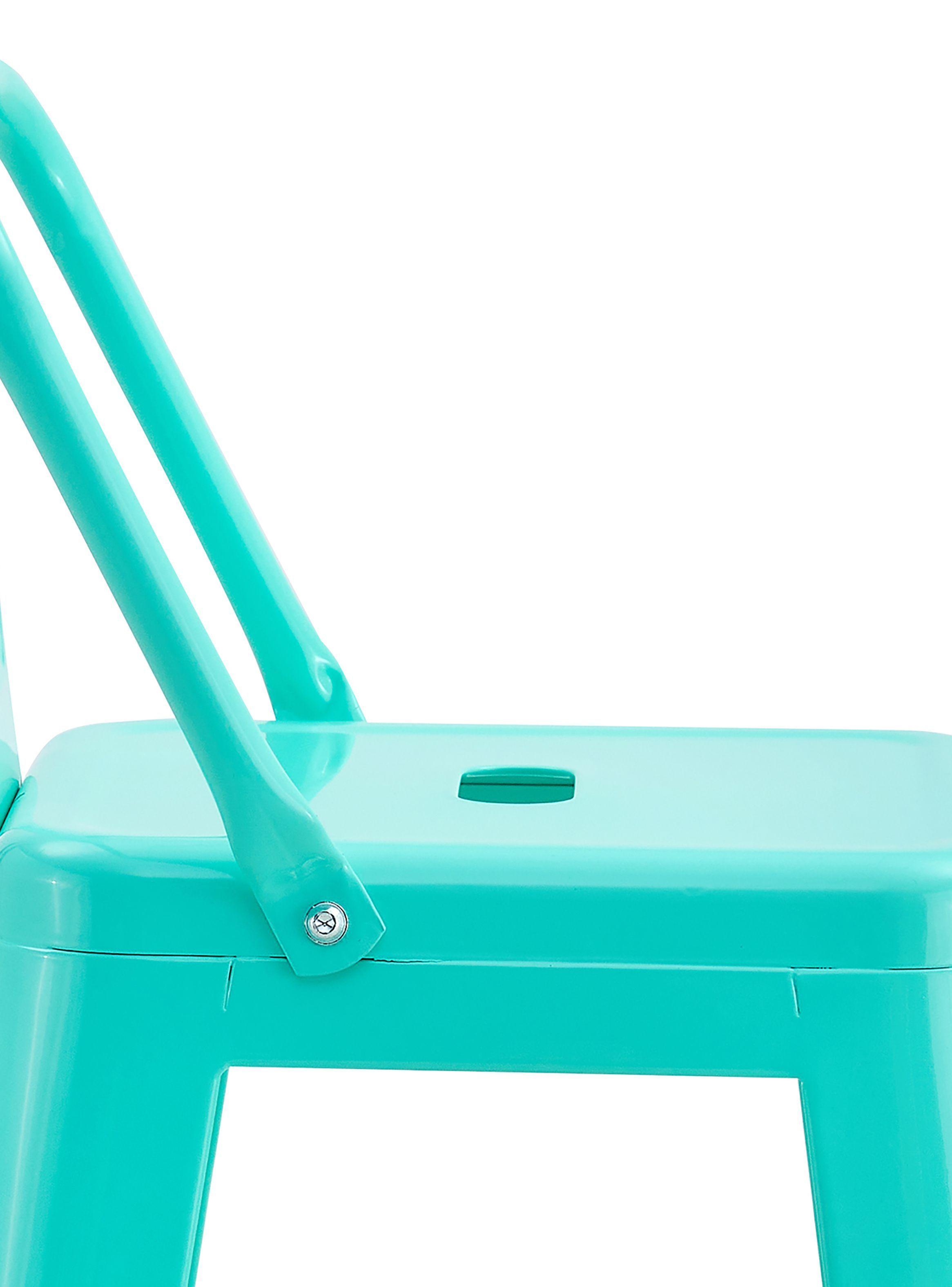 Pack De 4 Silla Alta Metal Menta-6
