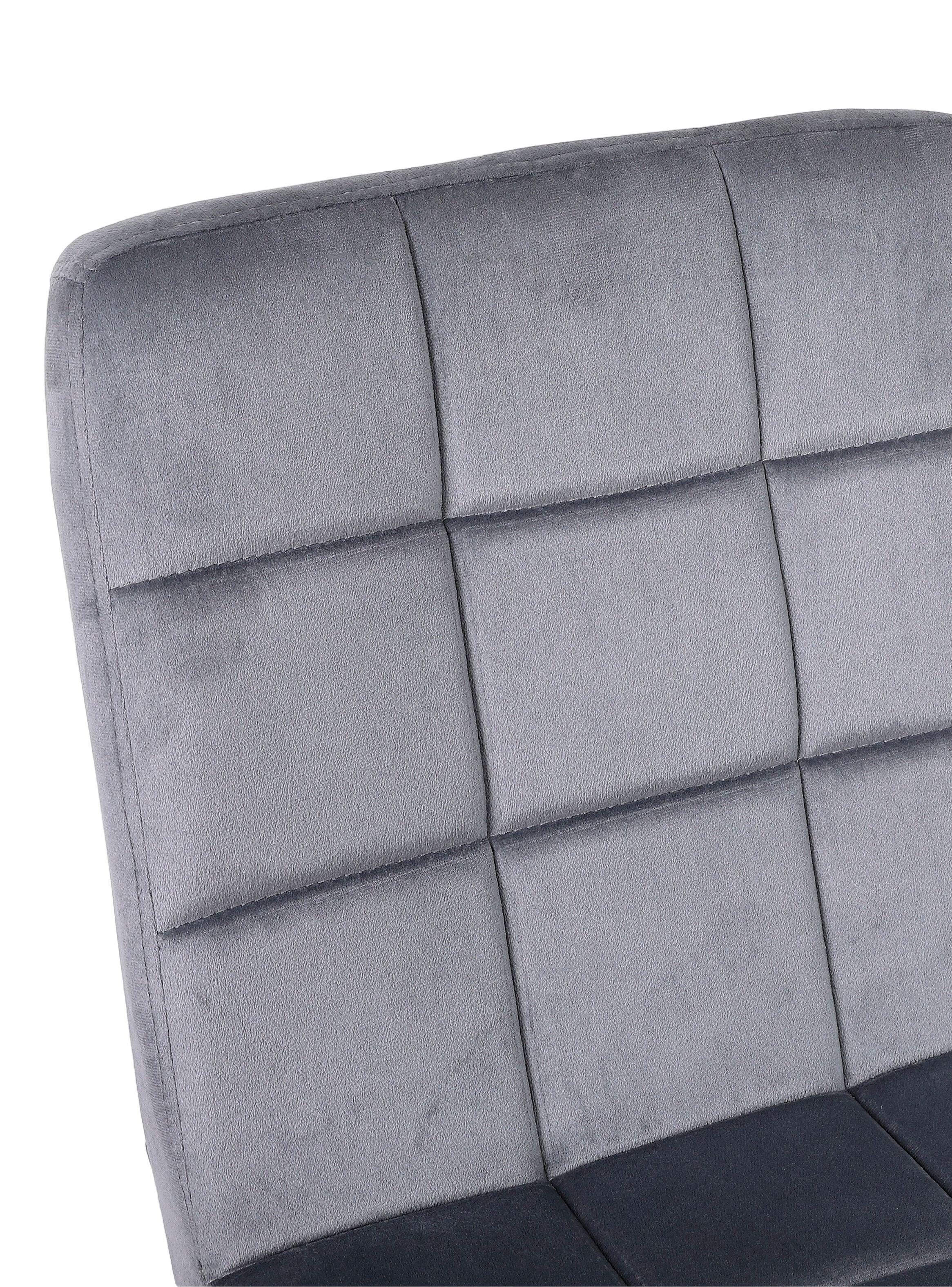 Pack de 4 Sillas de Comedor Modernas Novahus Velvet Gris-3