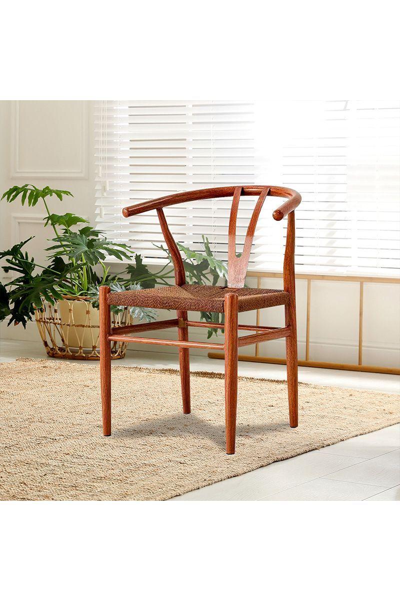 Pack 2 Sillas de Comedor Wishbone Cerezo-5