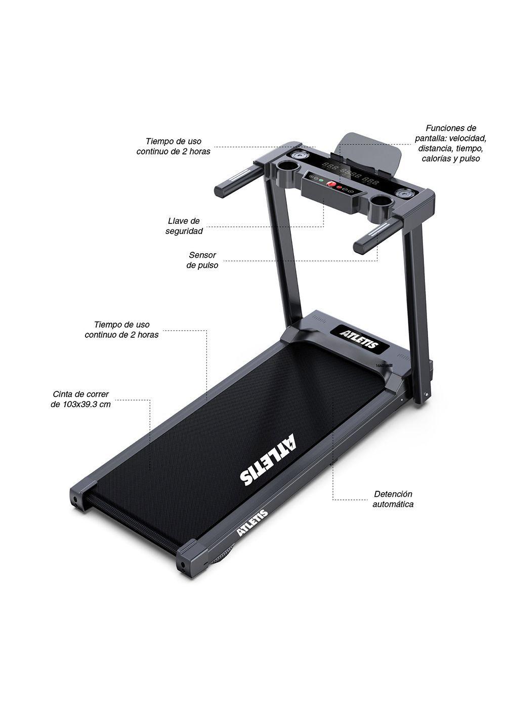Trotadora M100 10Km/h 1.5HP-6