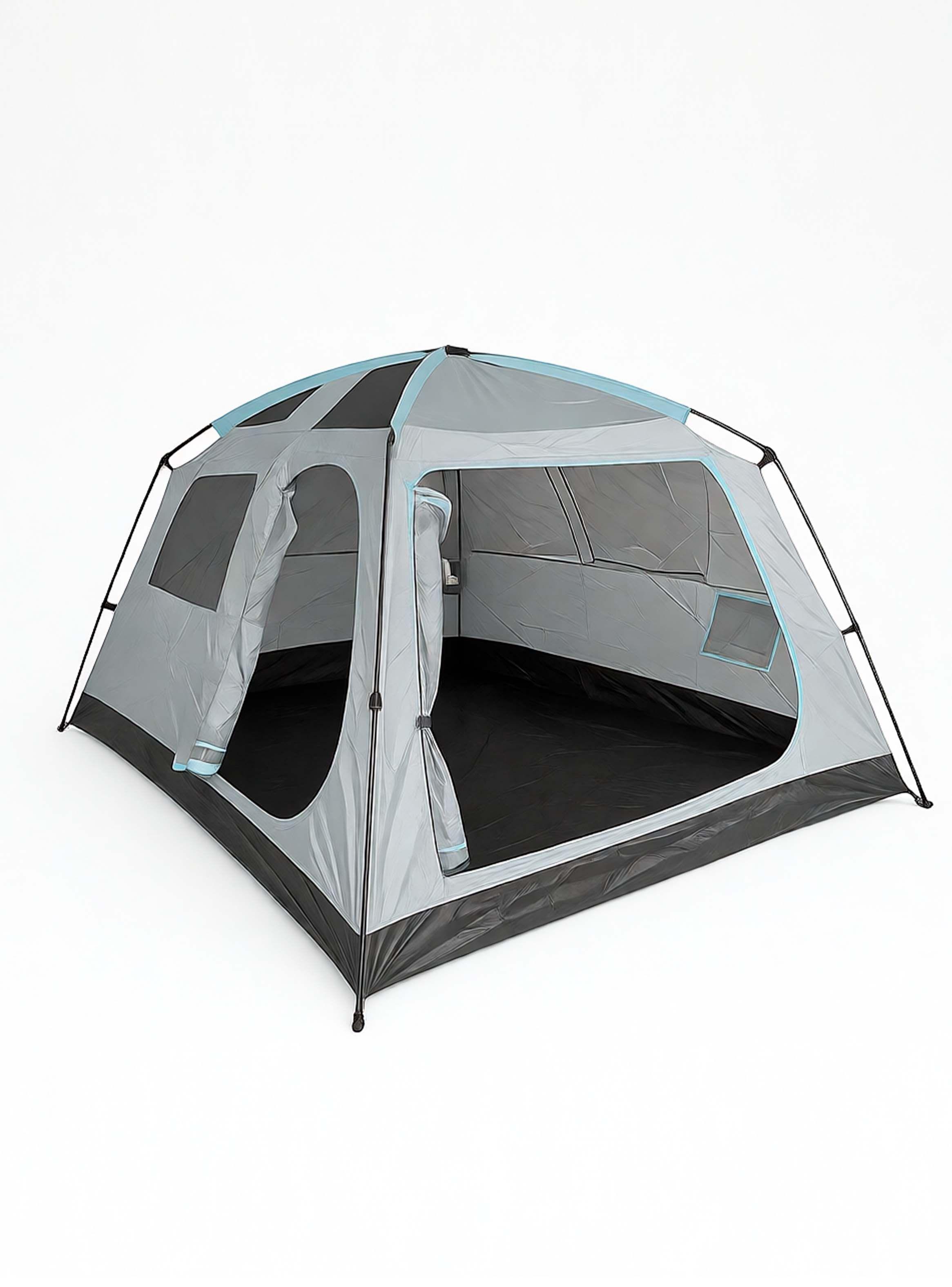 Carpa Camping Yosemite 8 pers. techo largo 3 m doble toldo-2