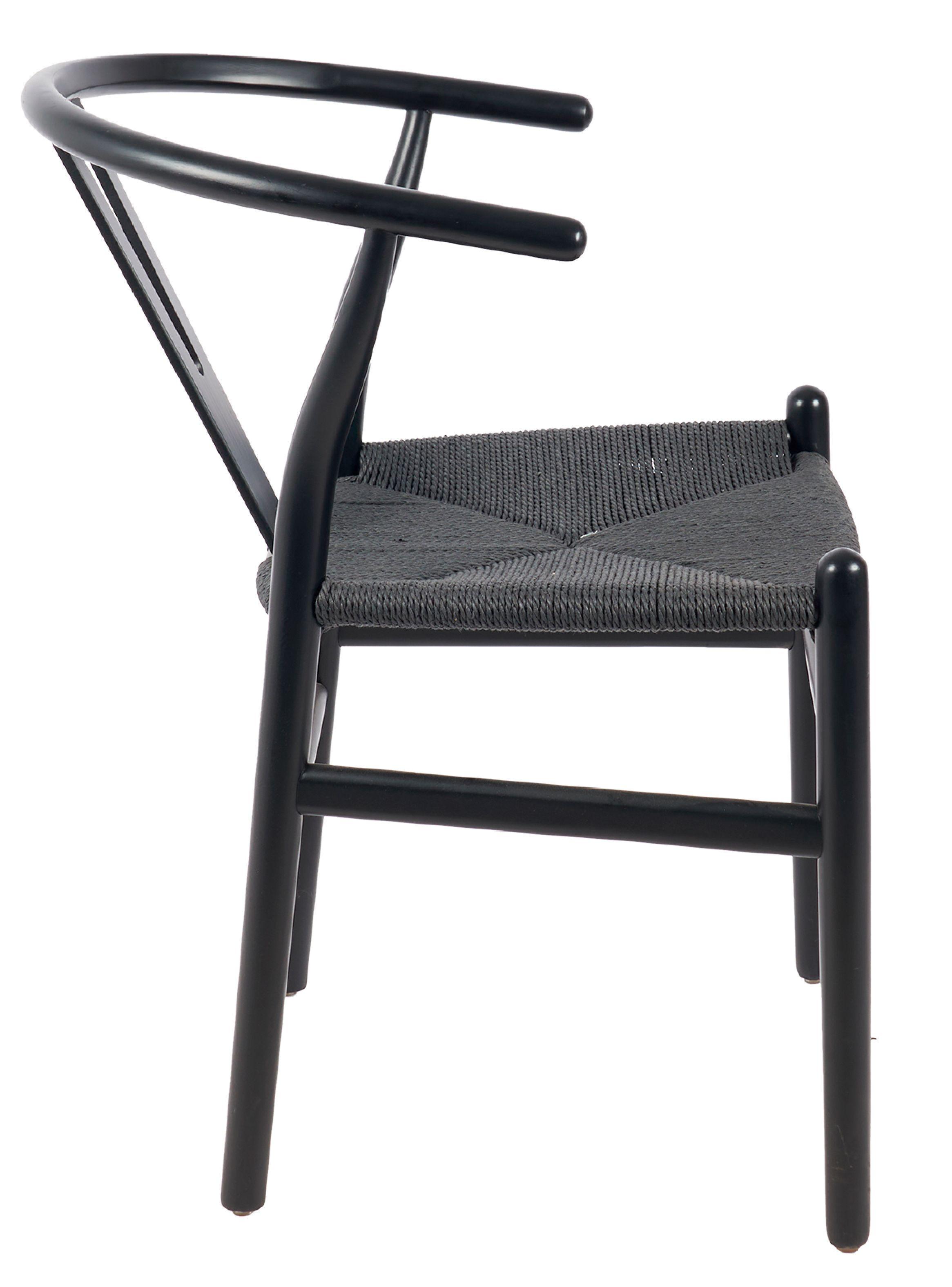 Pack 2 Sillas Comedor Novahus Wishbone Negra-2