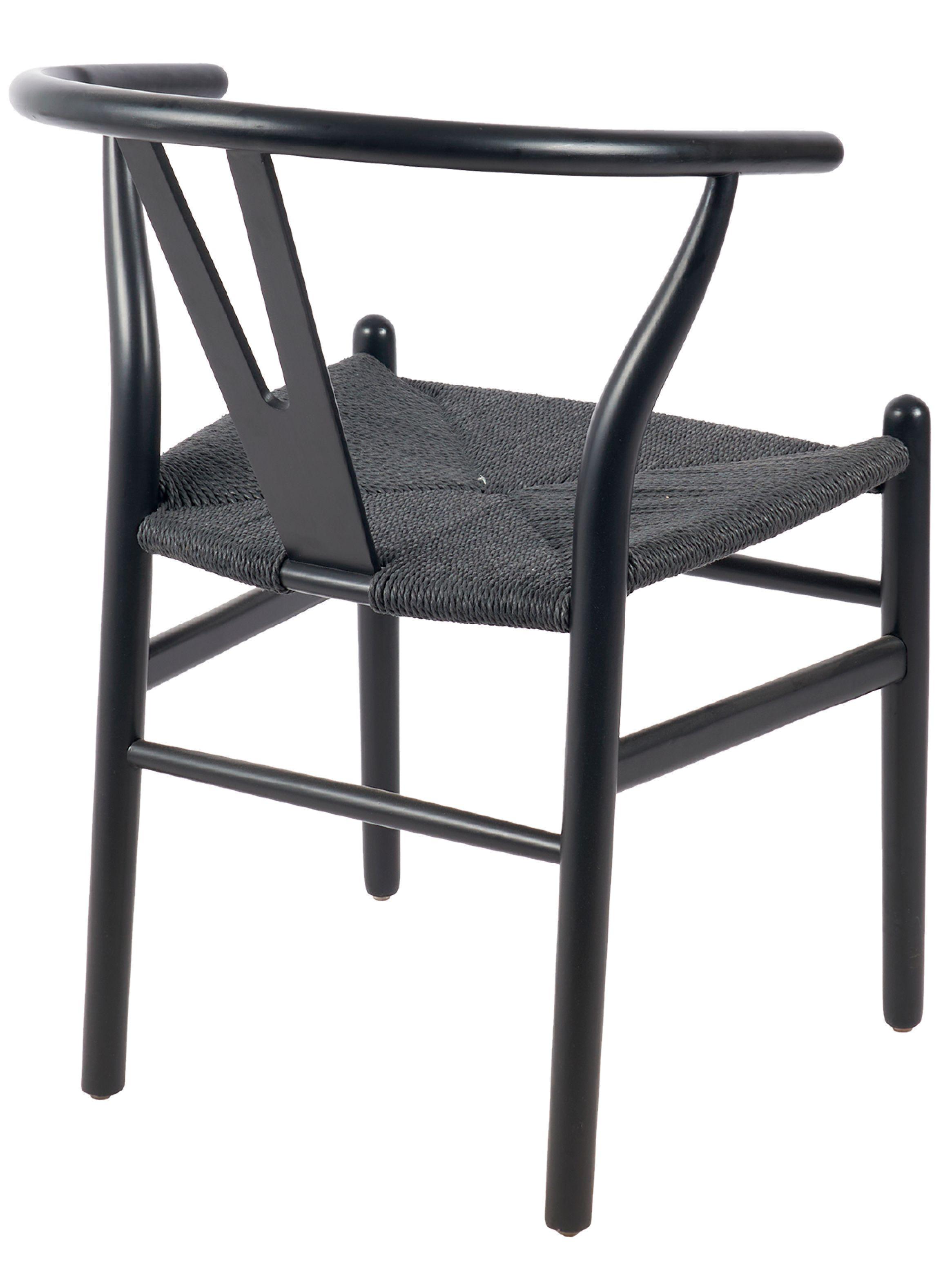 Pack 2 Sillas Comedor Novahus Wishbone Negra-6