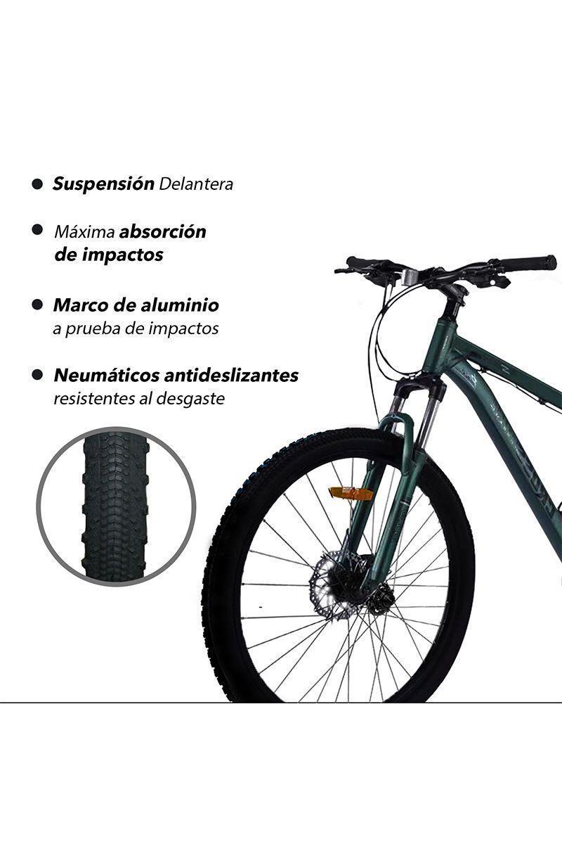 Bicicleta Mountain Bike Stil 27,5" Verde-4