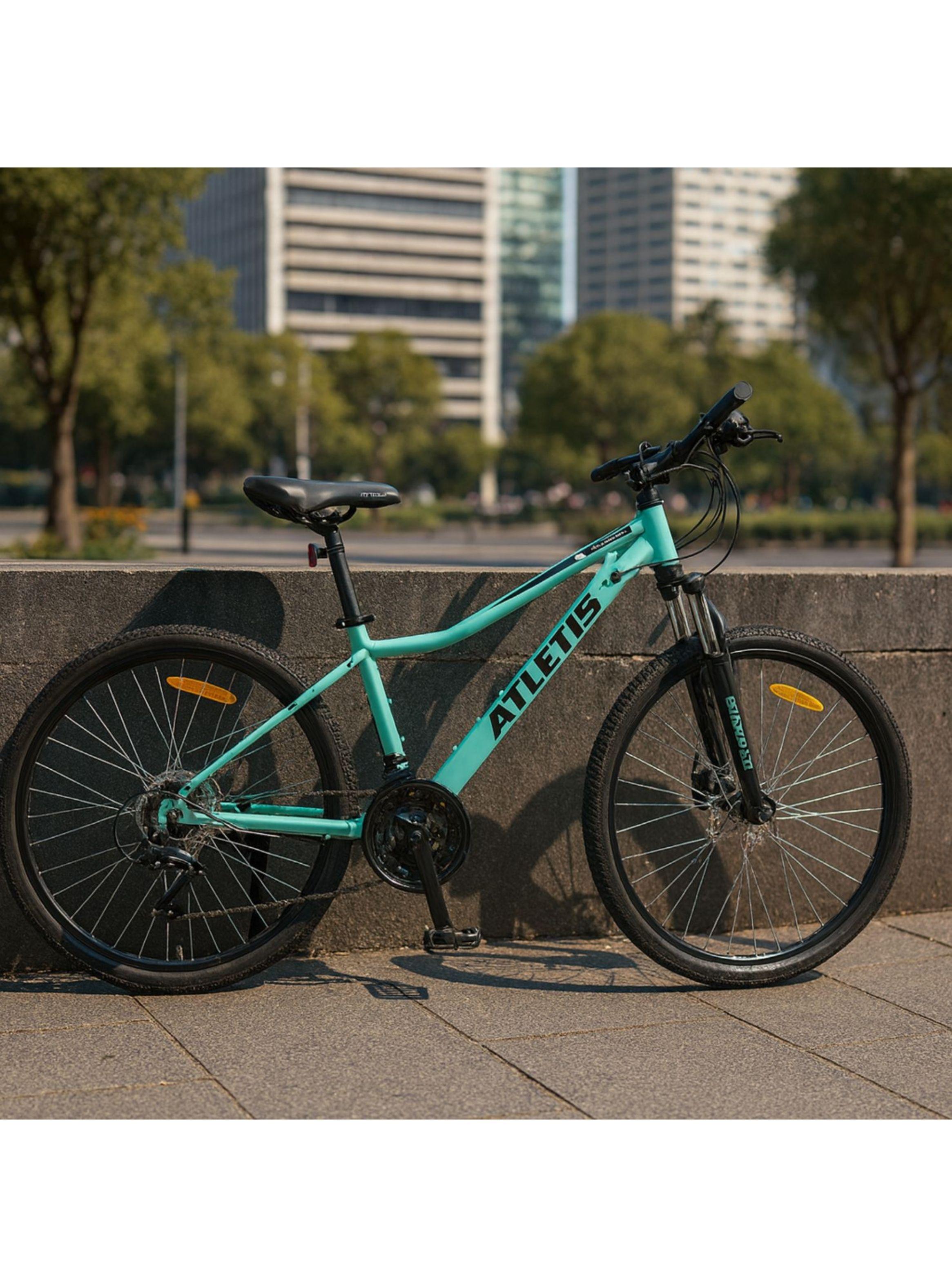 Bicicleta Mountain Bike W Force Turquesa Aro 27.5 Atletis-5