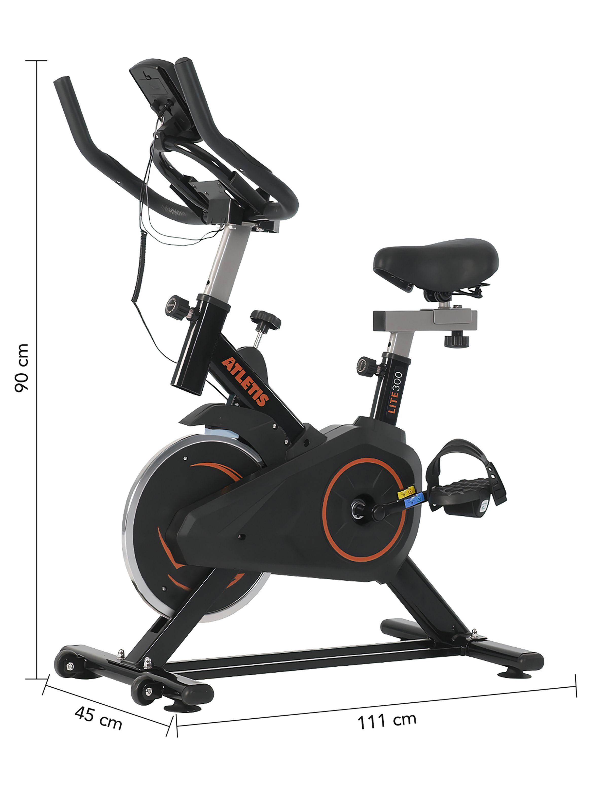 Bicicleta Spinning Atletis Lite 300 Naranjo 4 Kg-1