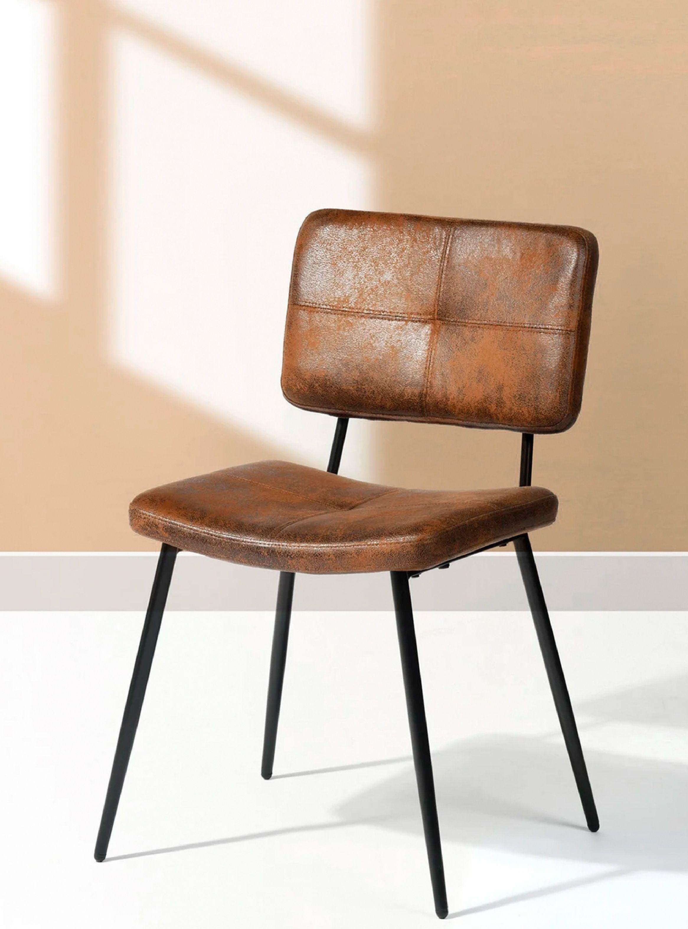 Pack 2 Silla Comedor  Karomi Vintage Café-1