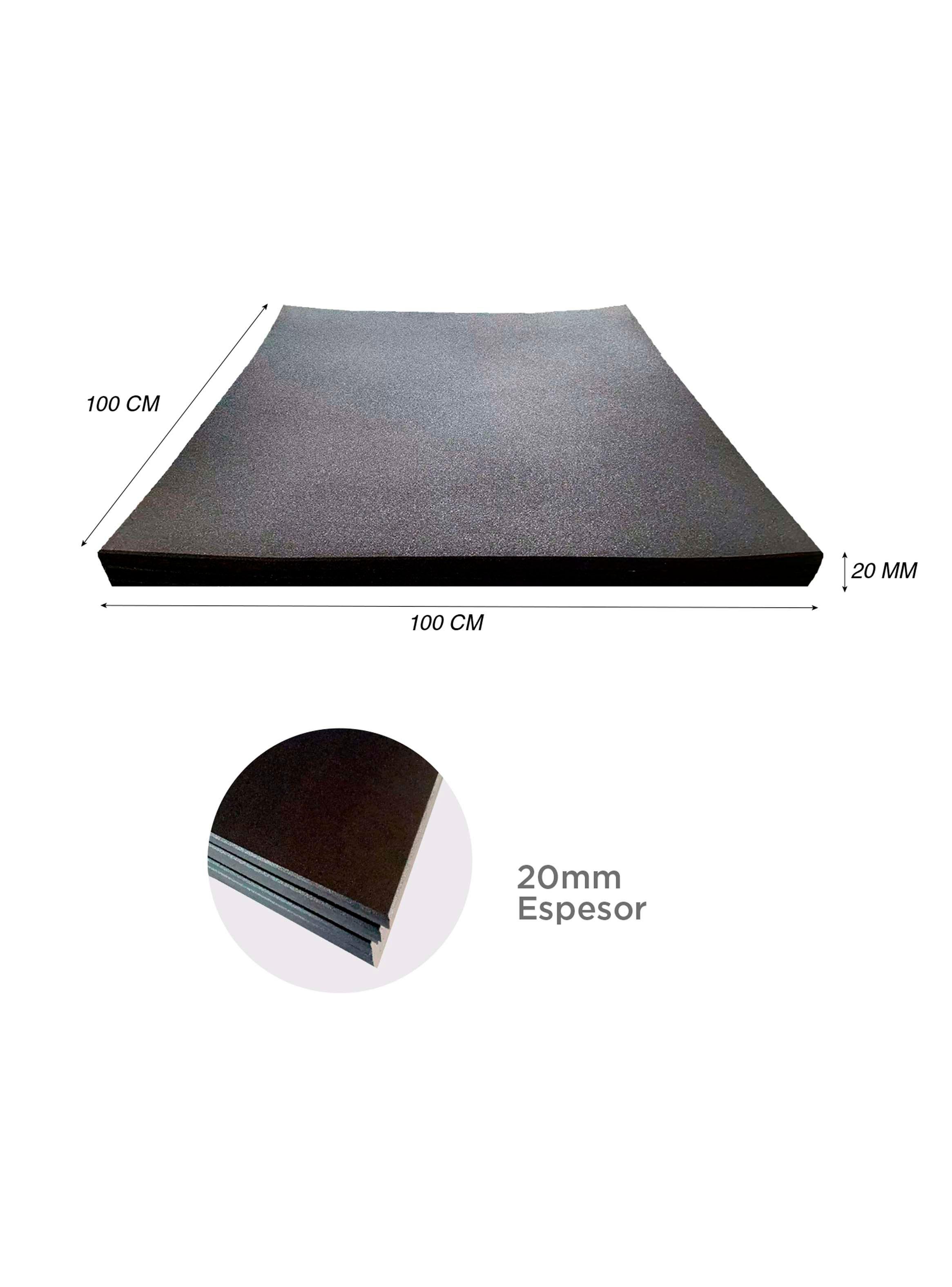 Piso de Goma 100x100 cm 20 mm-2