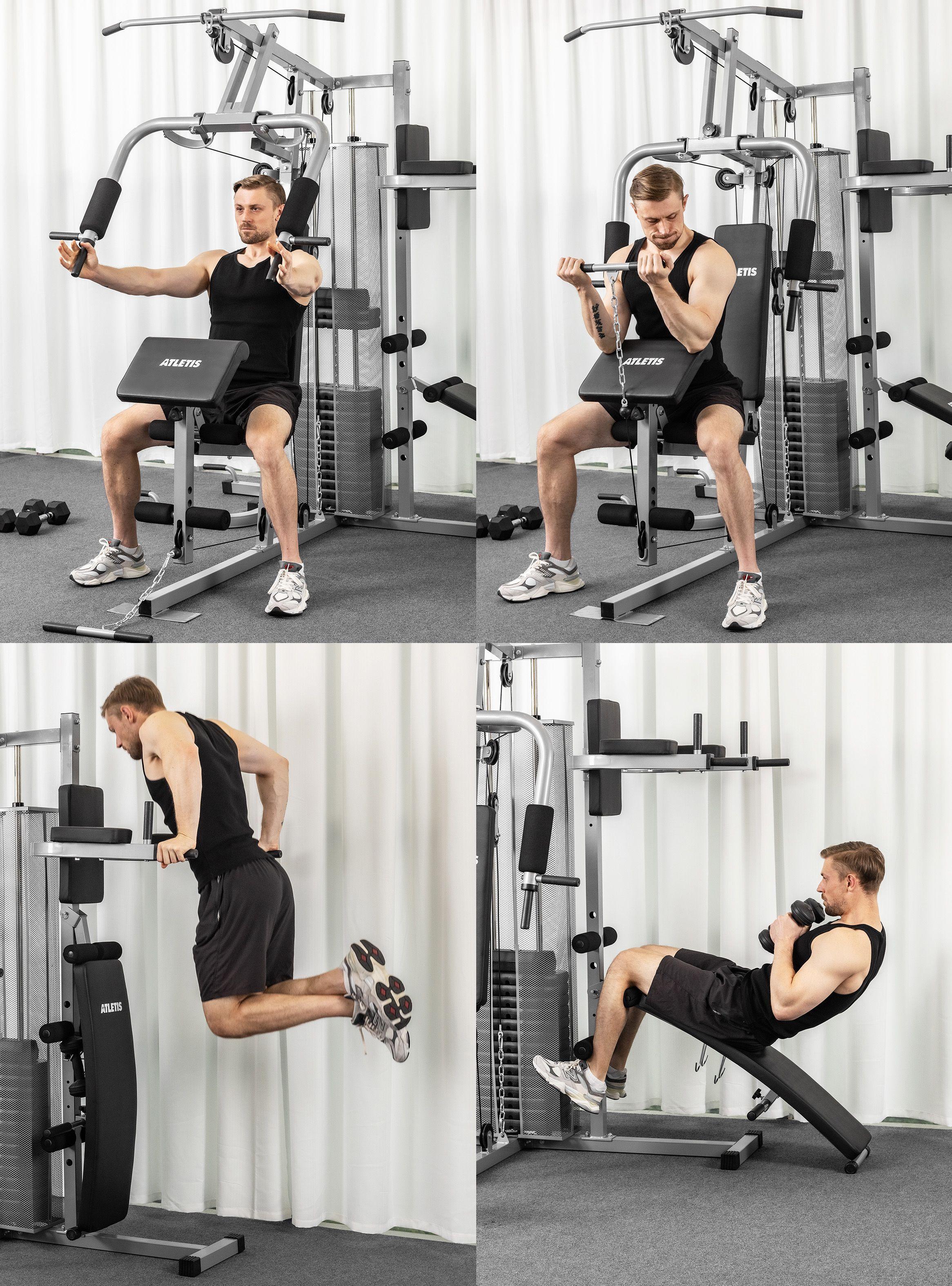 Home Gym Tres Estaciones TF-7005A Gris-7