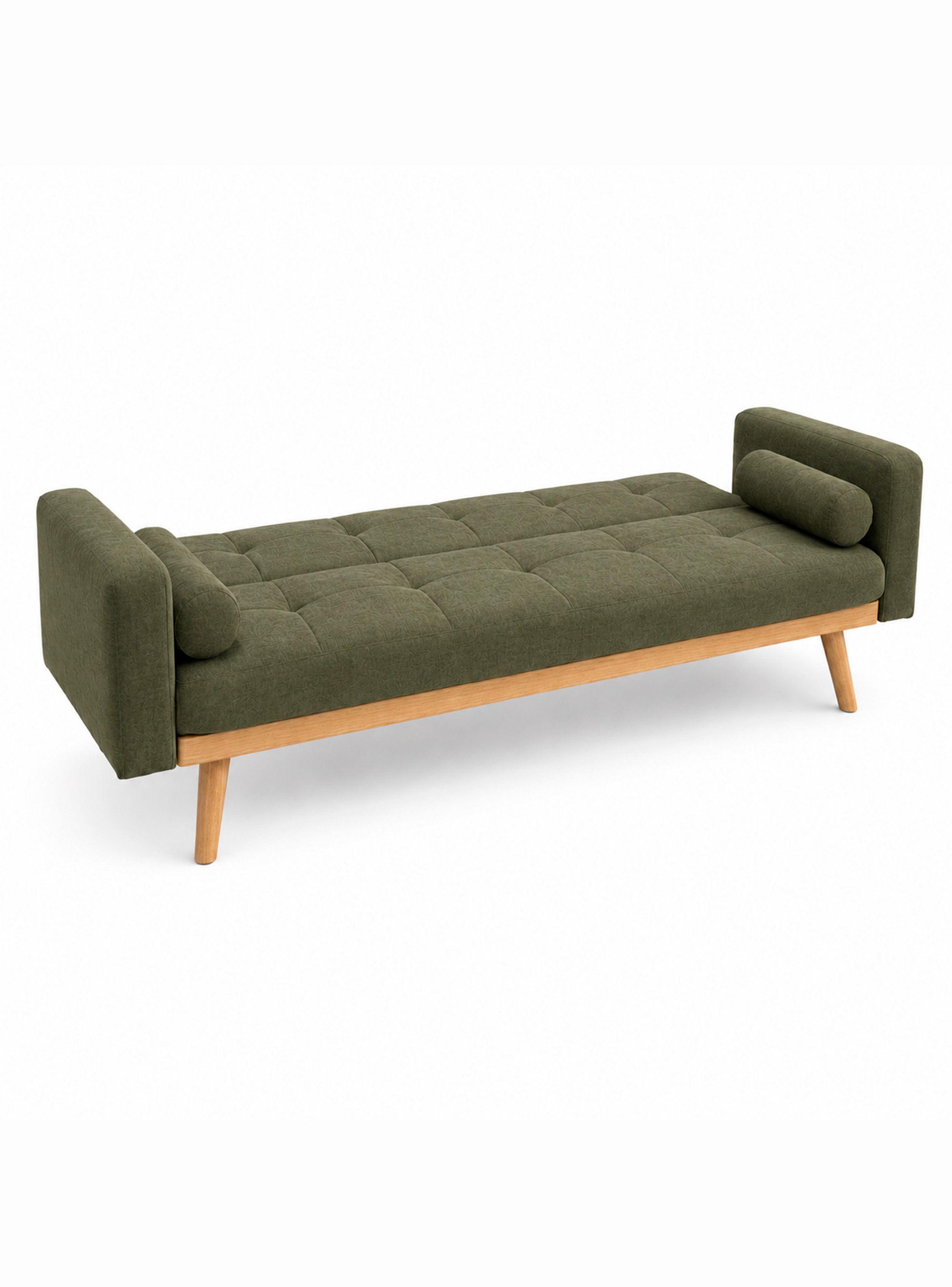 Sofá Cama Amanda 74x185x77 cm Verde-3