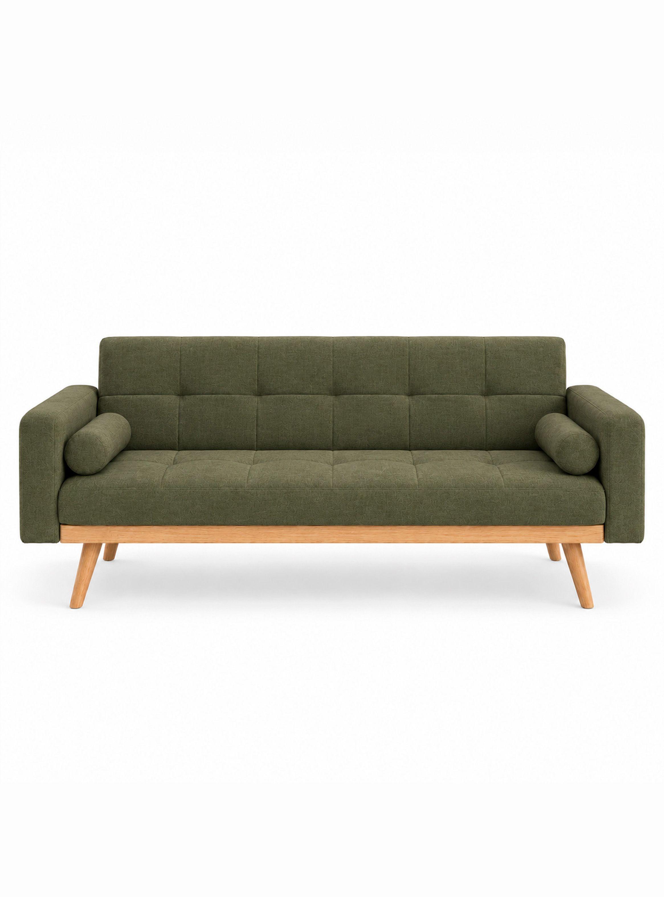 Sofá Cama Amanda 74x185x77 cm Verde-4