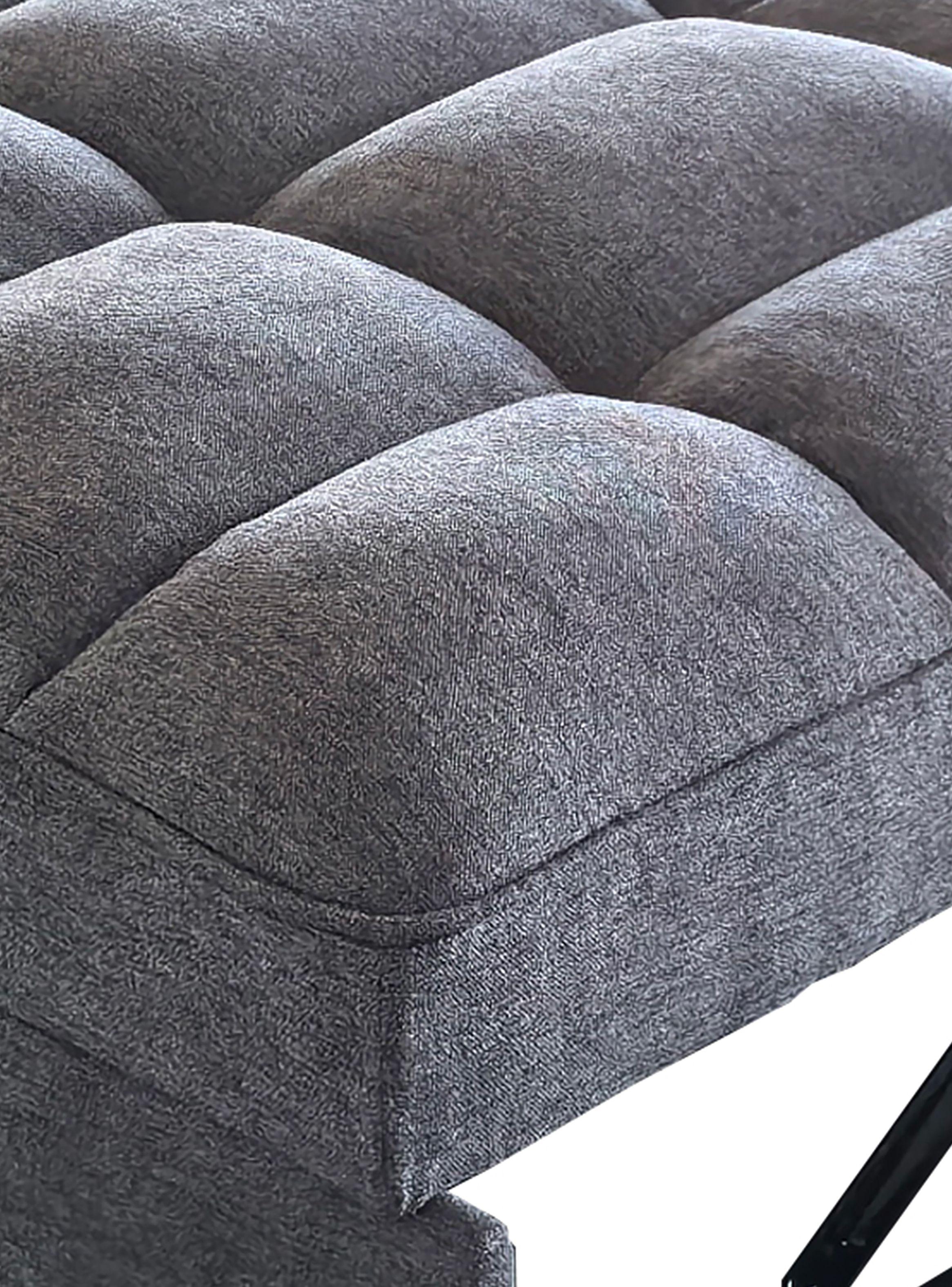 Sofa Cama Gris Oscuro-4