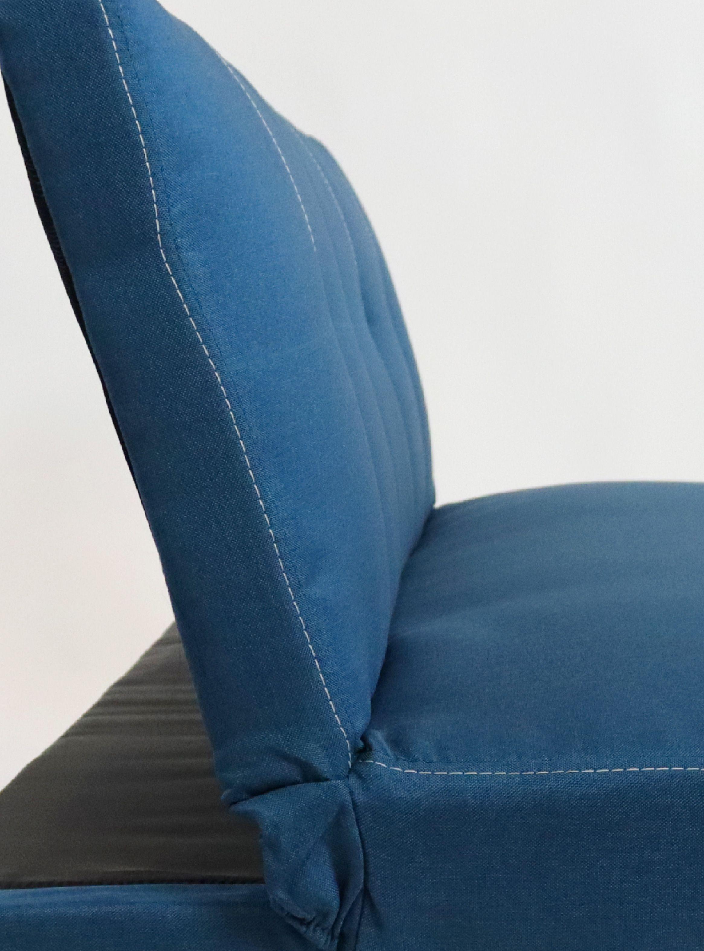 Futón Blake 69x166x69 cm Azul-4