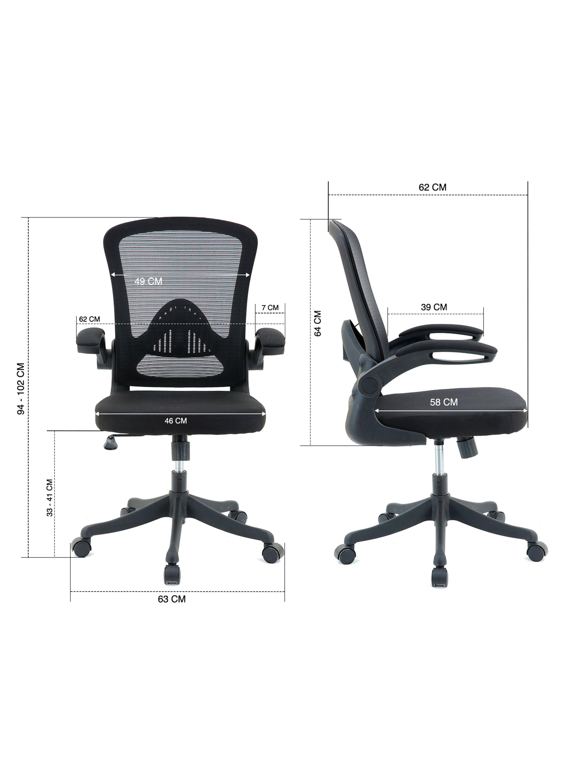 Silla de Escritorio Ergo Flex Pro - Negro-1