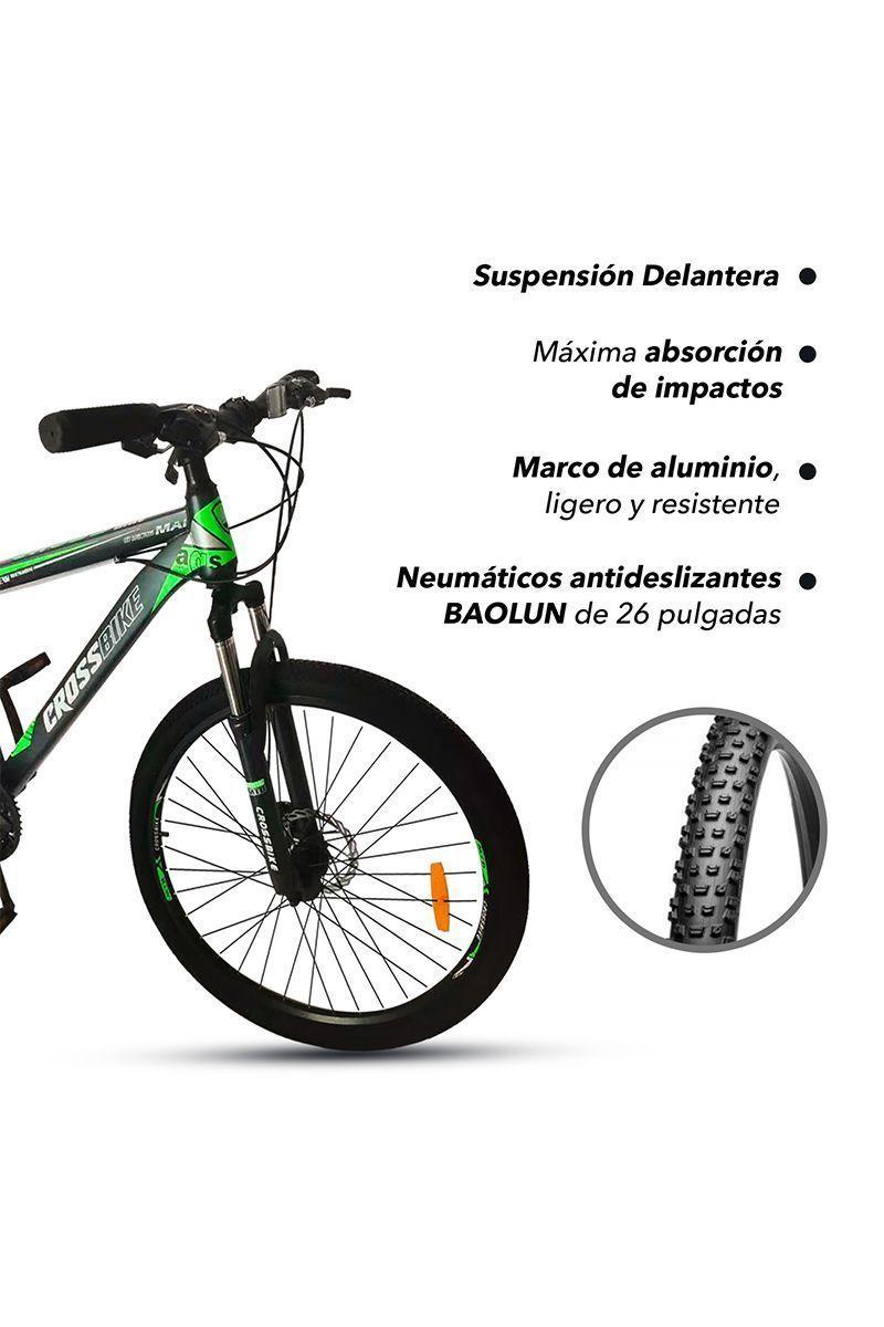 Bicicleta Mountain bike Kali 26" Verde-4