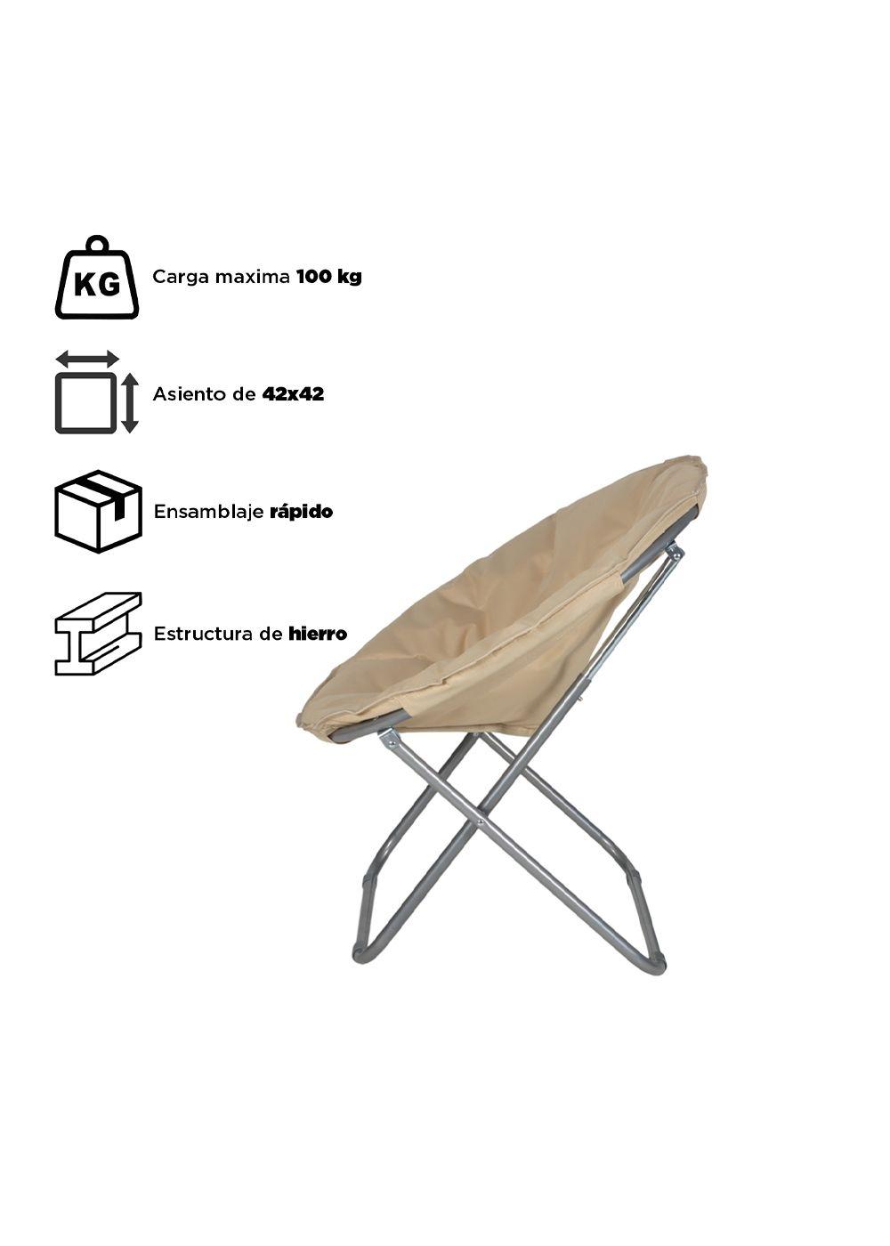 Silla Pleagable Camping Maihue Beige-3