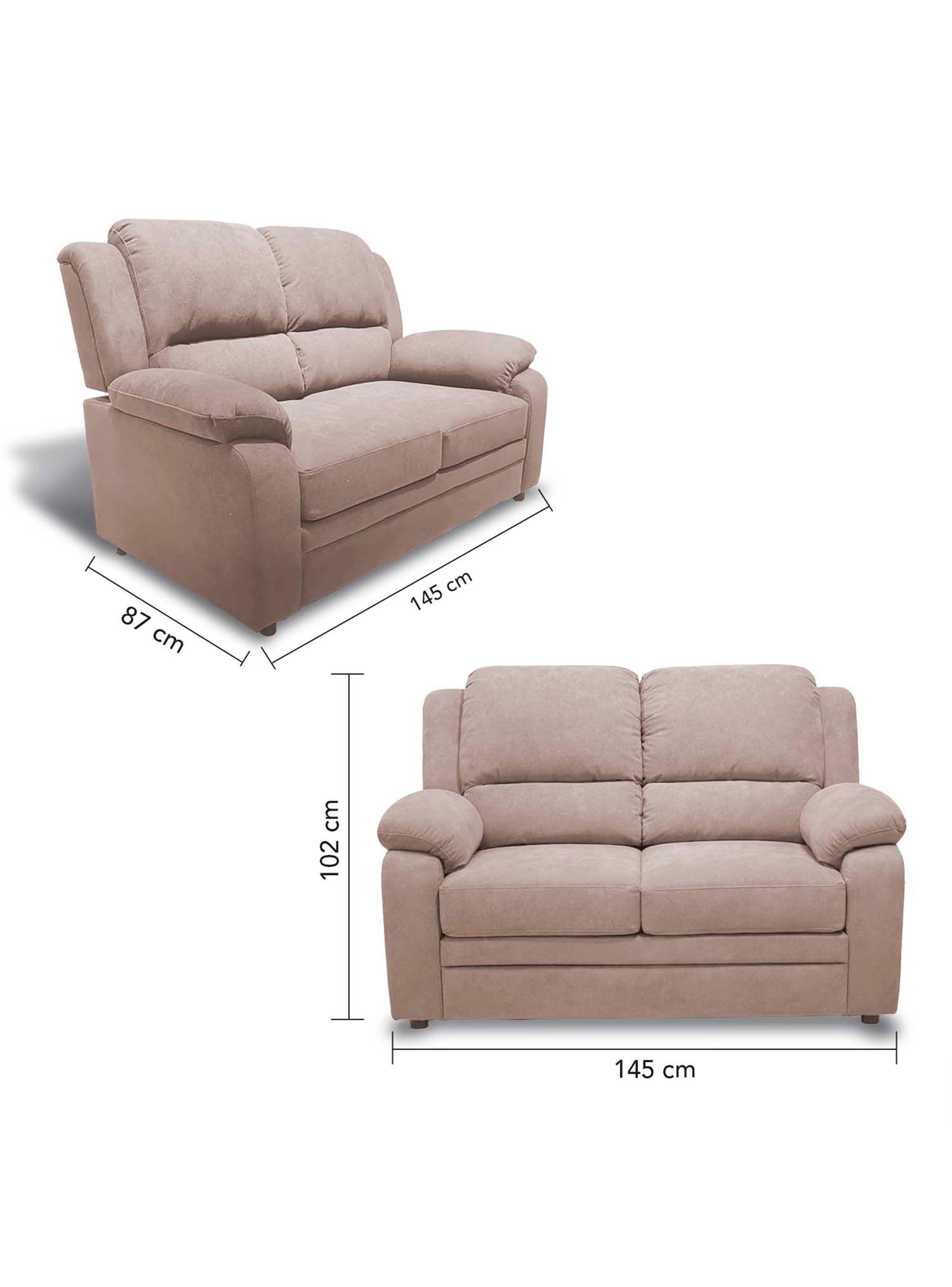 Sofá 2 Cuerpos Sevilla Lino Beige-5