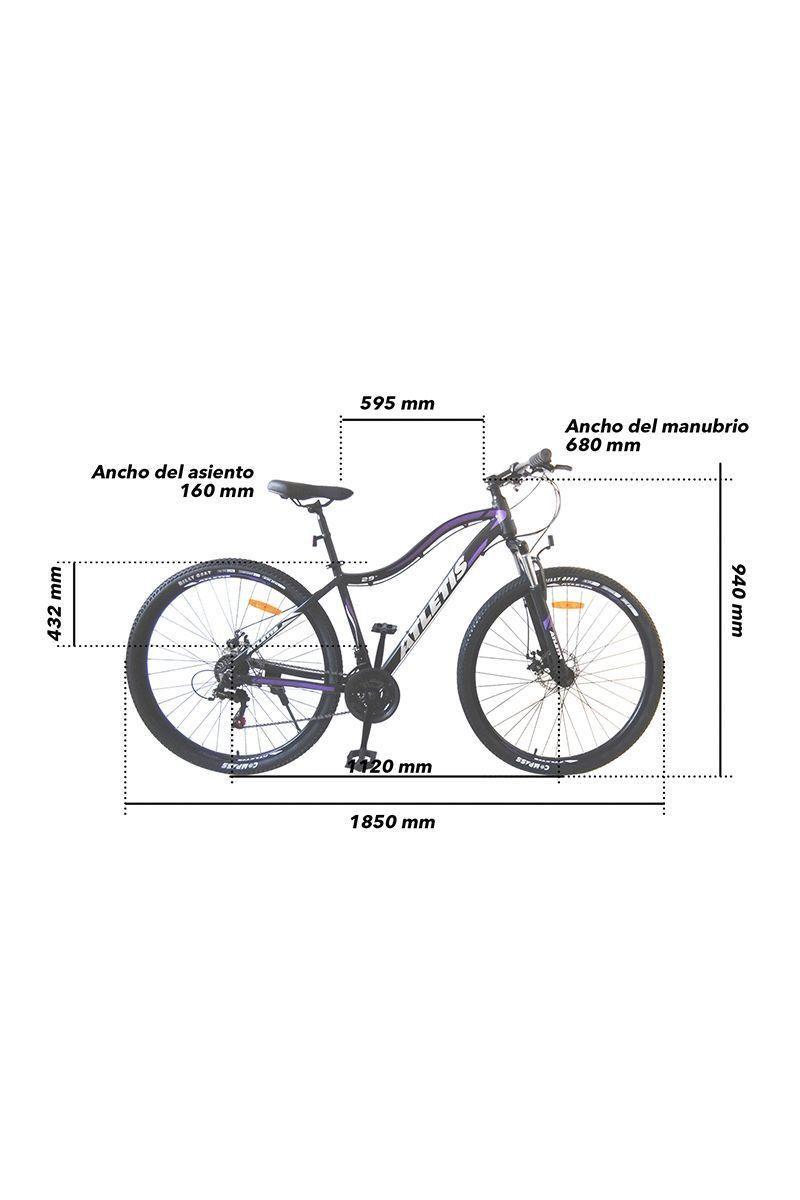 Bicicleta Mountain Bike Daya 29" Violeta-1