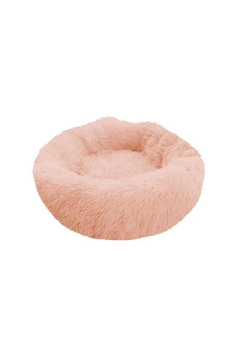 Cama Mascotas Antiestres Circular Felpa L Damasco-0