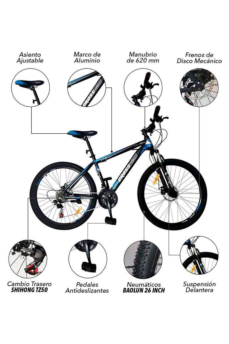Bicicleta Mountain bike Kali 26" Azul-3