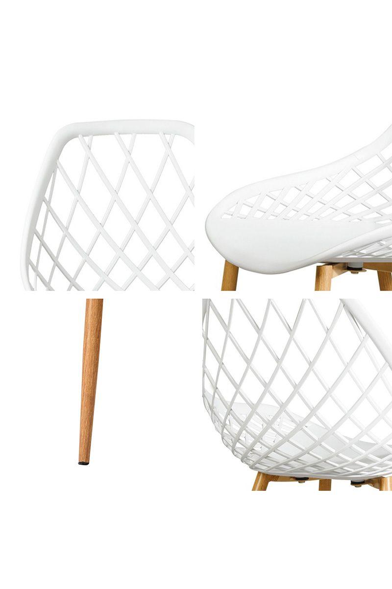 Pack 4 Sillas De Comedor Pp New Blanco-4