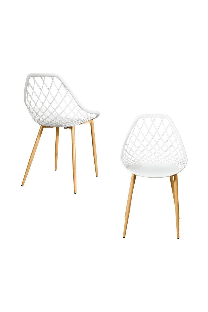 Pack 4 Sillas De Comedor Pp New Blanco-3