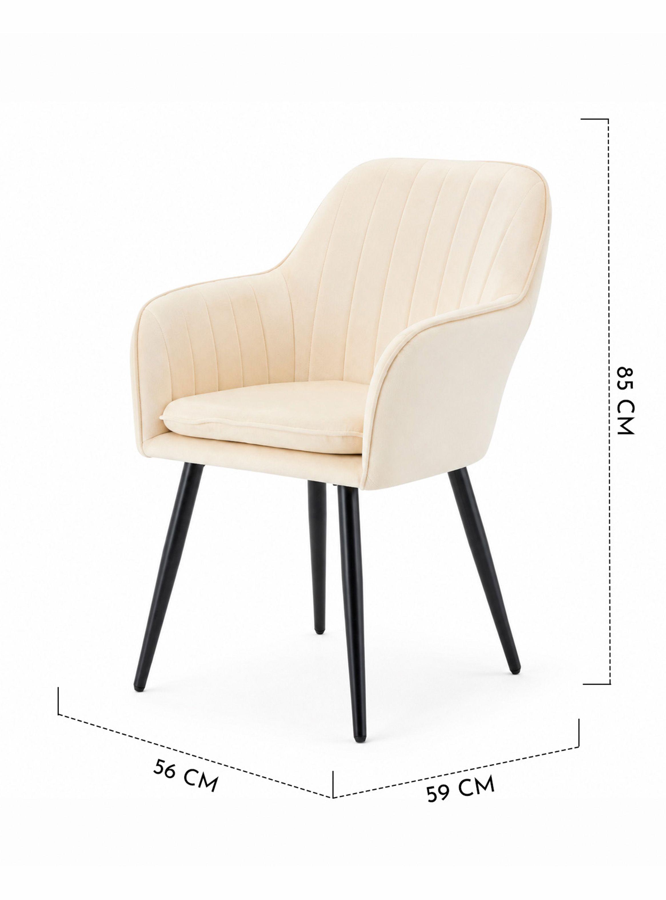 Pack 2 Sillas Comedor Velvet Alessandro Café3-2
