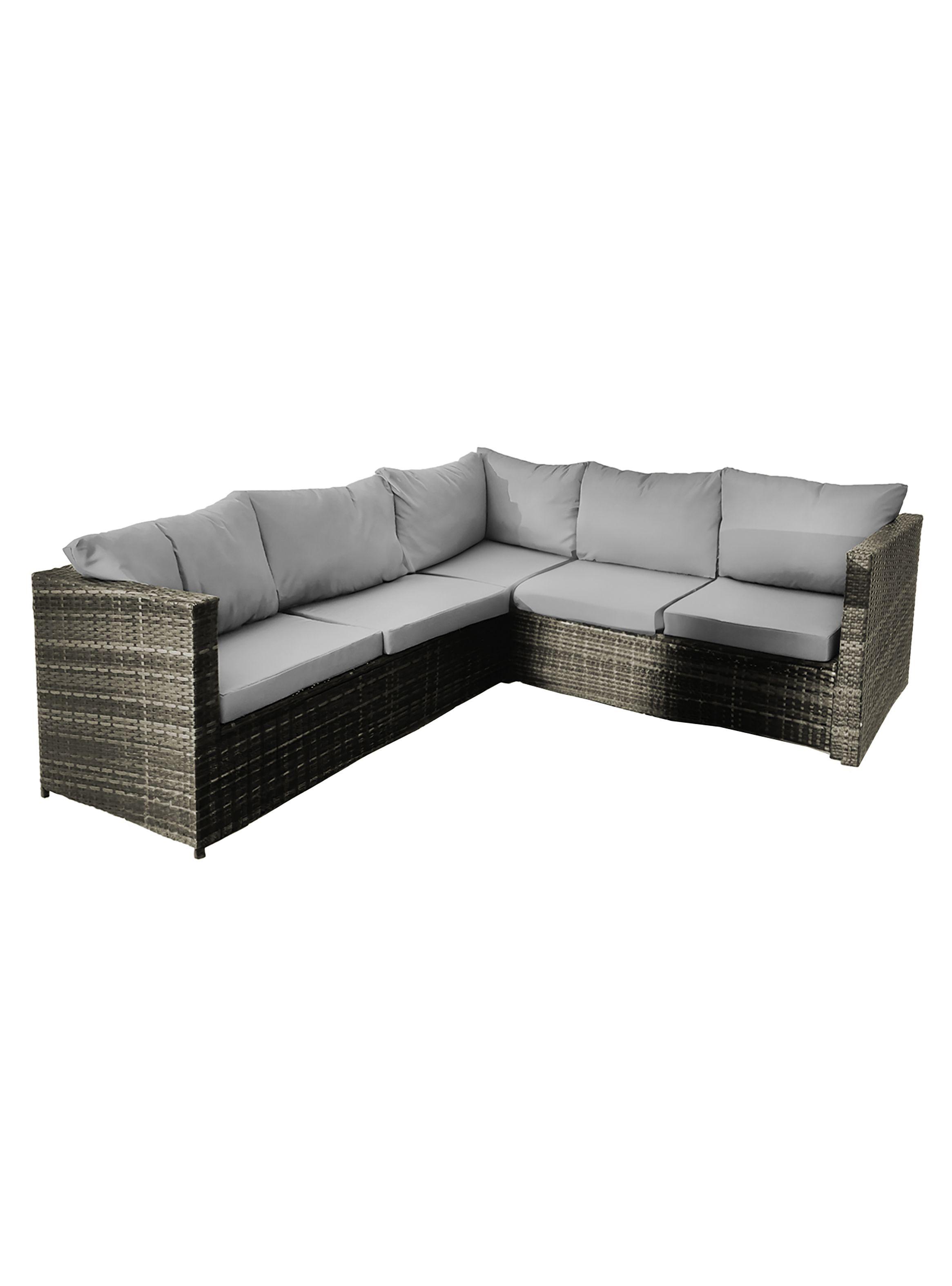 Juego De Comedor Terraza 7 Piezas Sicilia Café-1