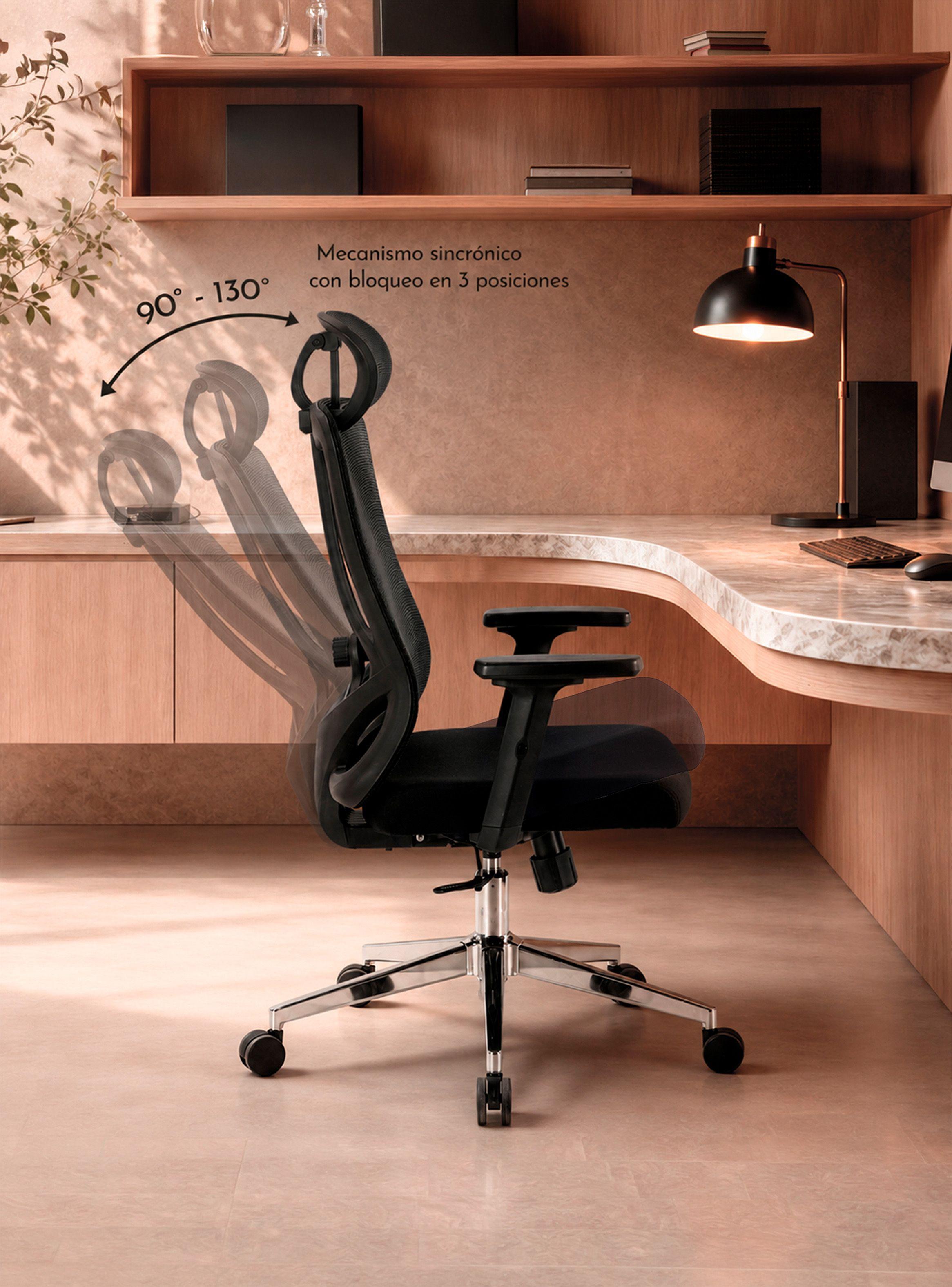 Silla Escritorio Ergonómica Apoyo Lumbar Zyron Elite-4