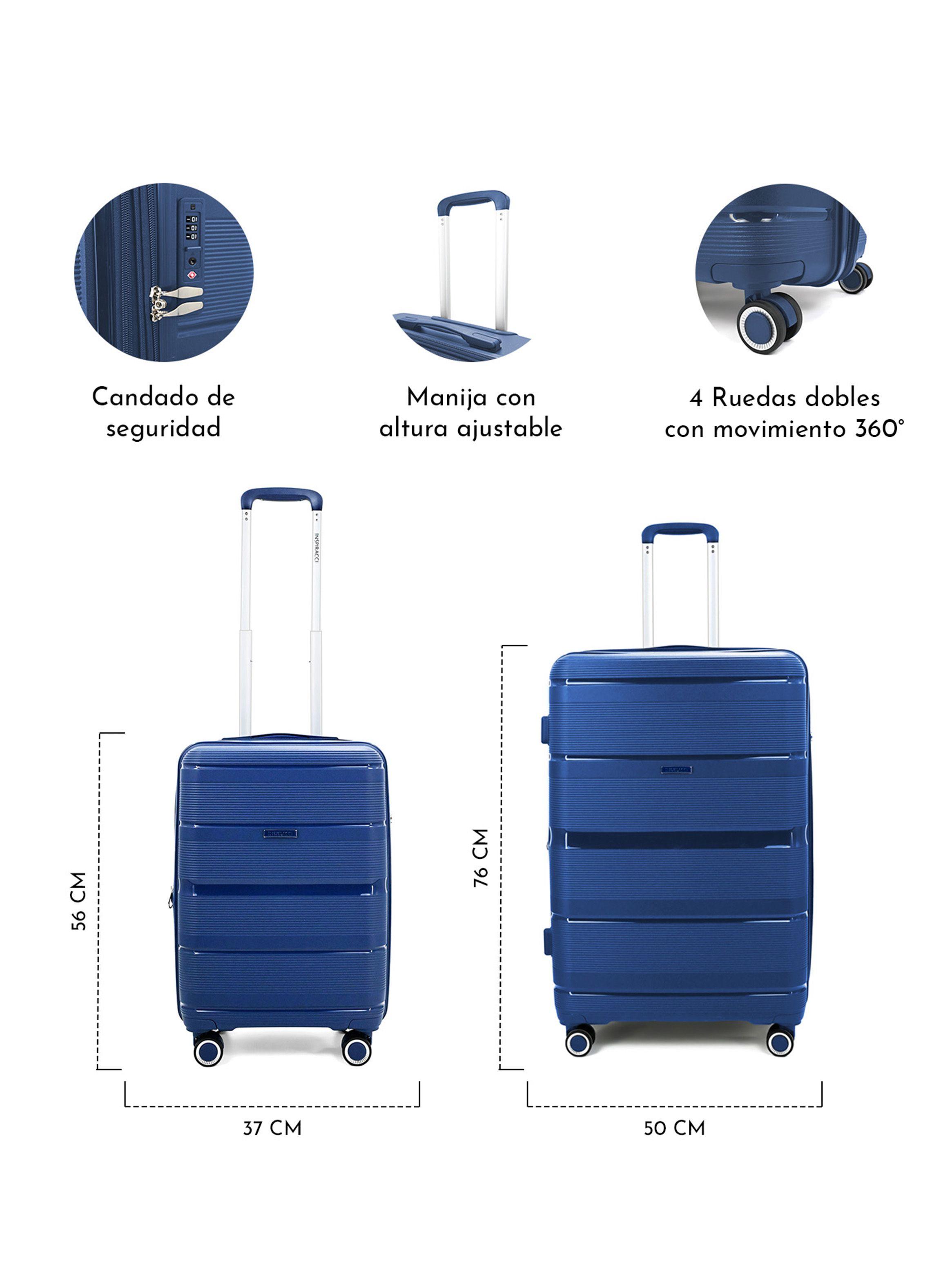 Set Maletas Rígida Explore S-L Azul-2
