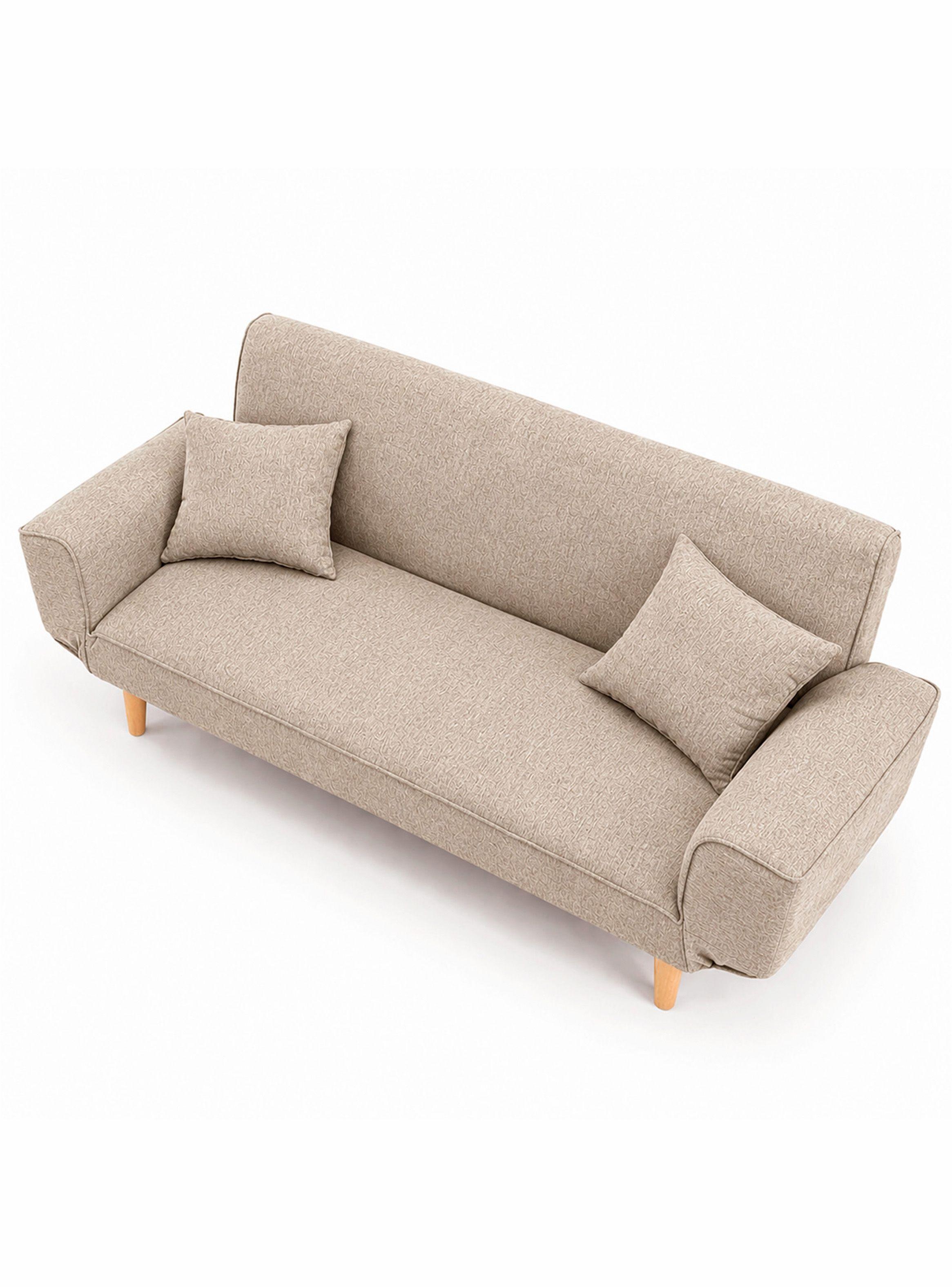 Sofá Cama Helena 78x190x95 cm Beige-3