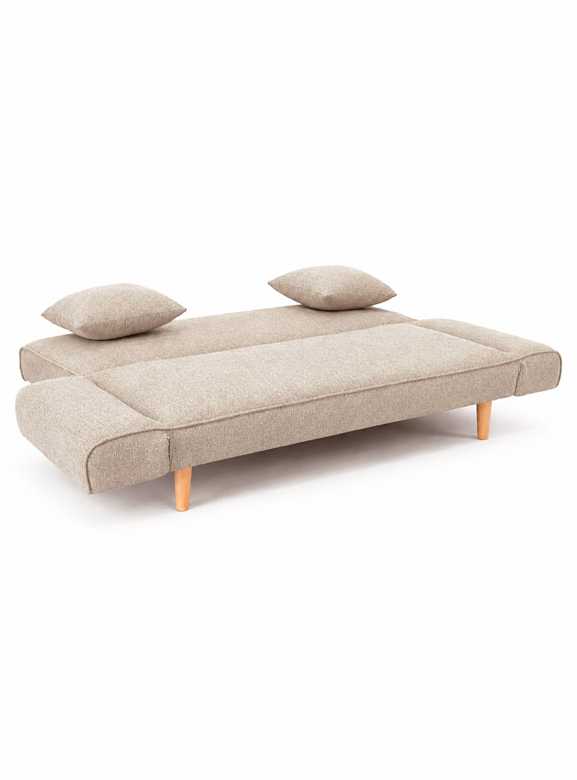 Sofá Cama Helena 78x190x95 cm Beige-4