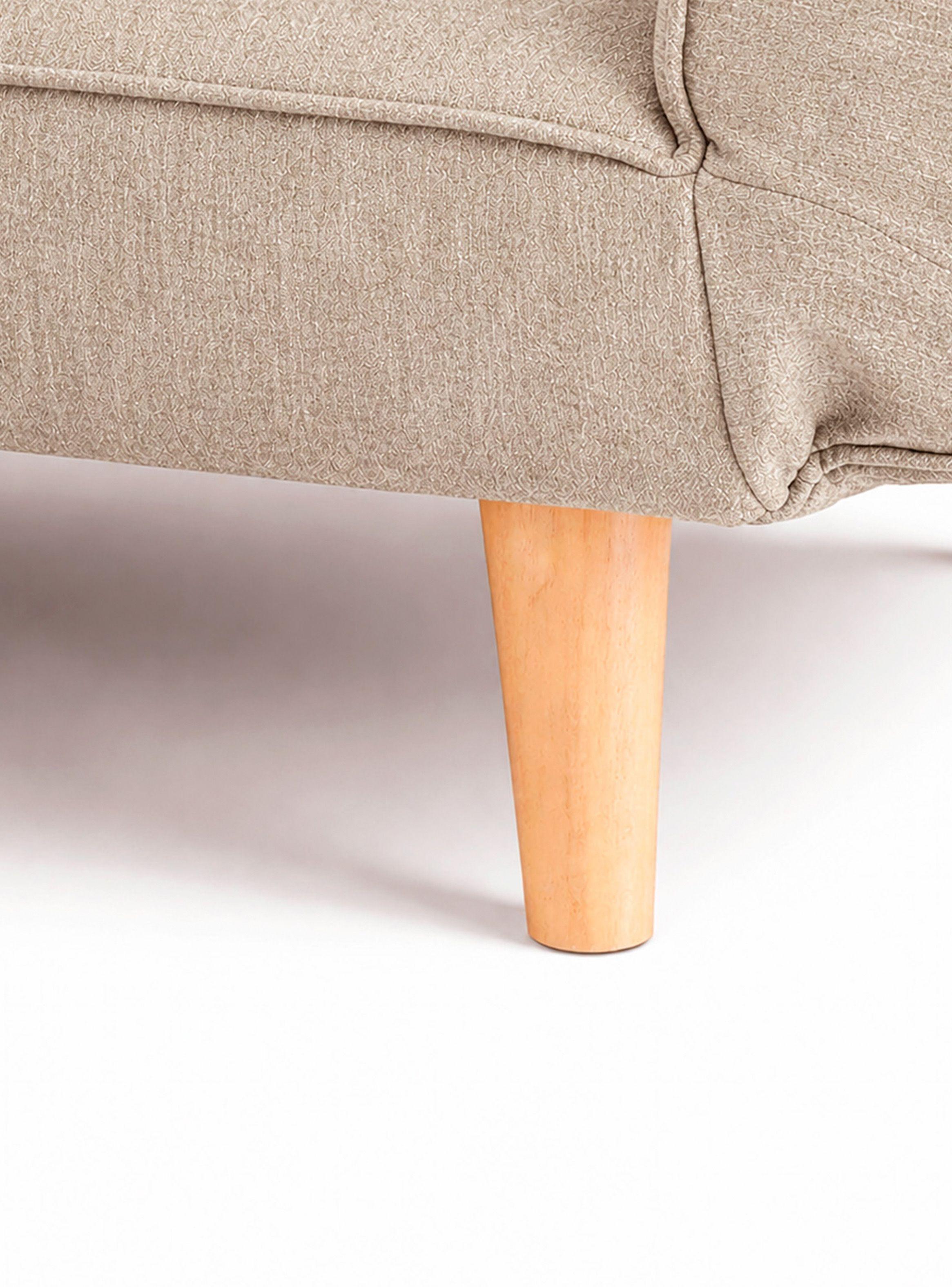 Sofá Cama Helena 78x190x95 cm Beige-7