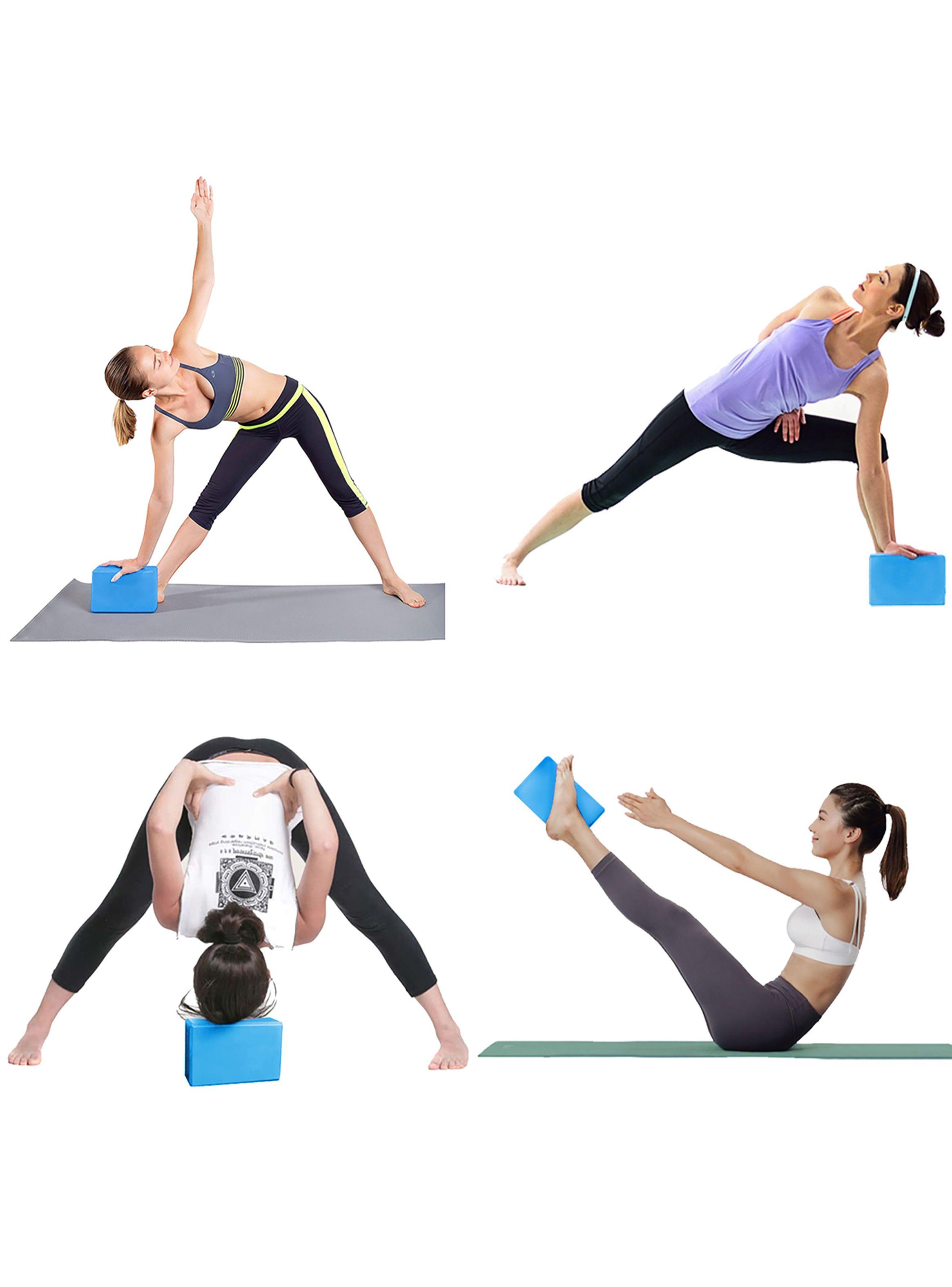 Bloque de Yoga Azul-4