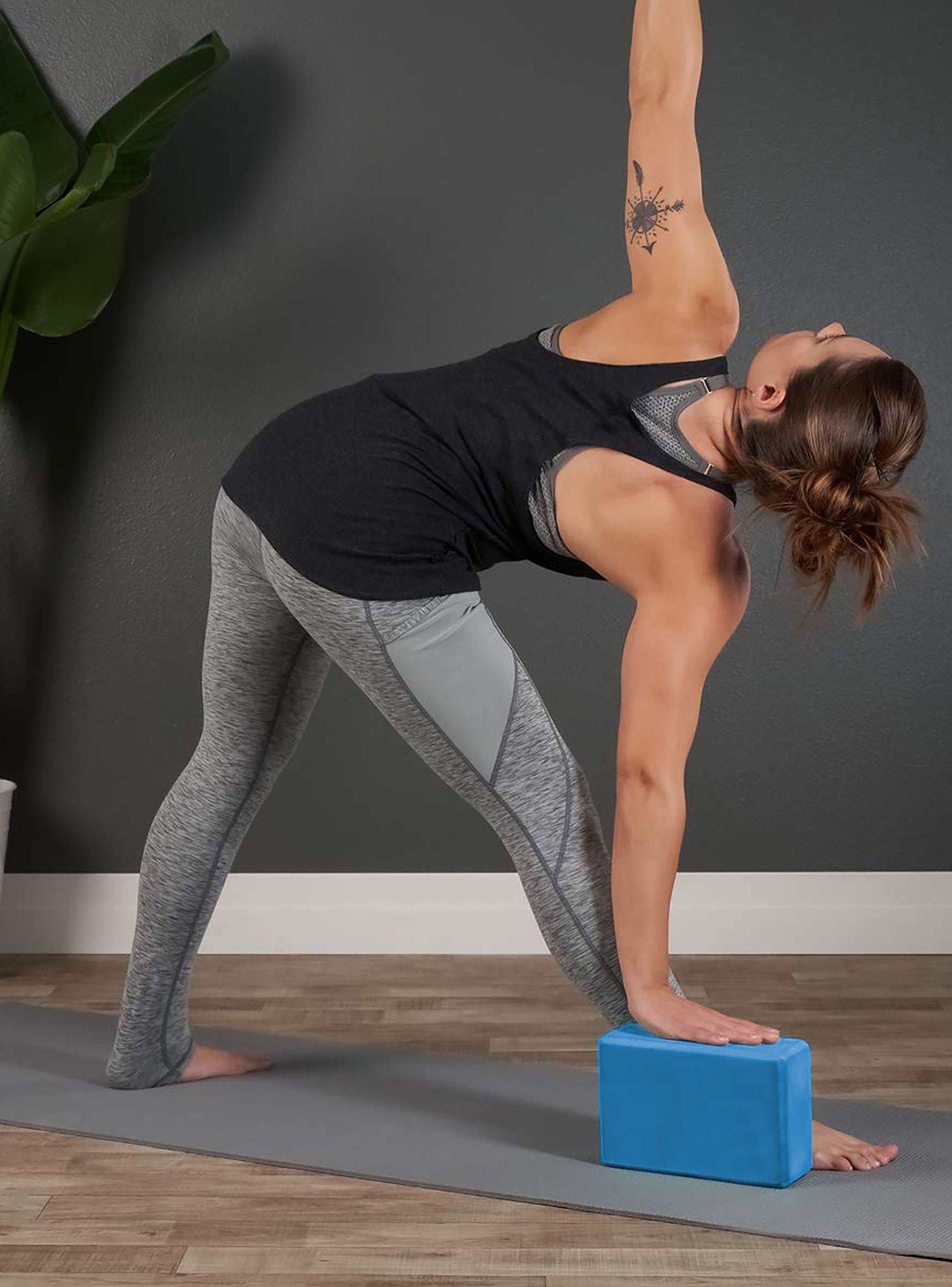 Bloque de Yoga Azul-5