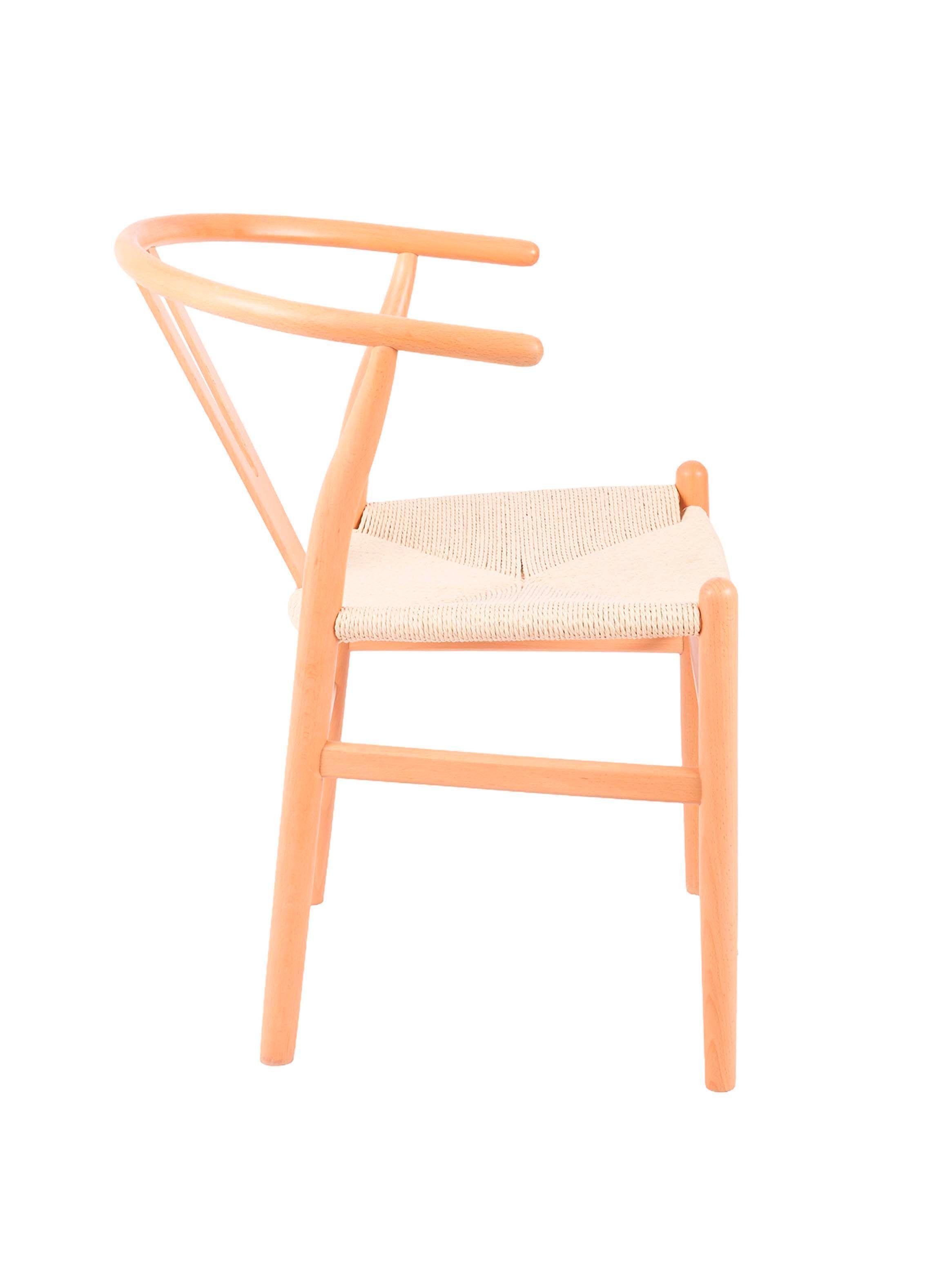 Silla de Comedor Wishbone Natural-1