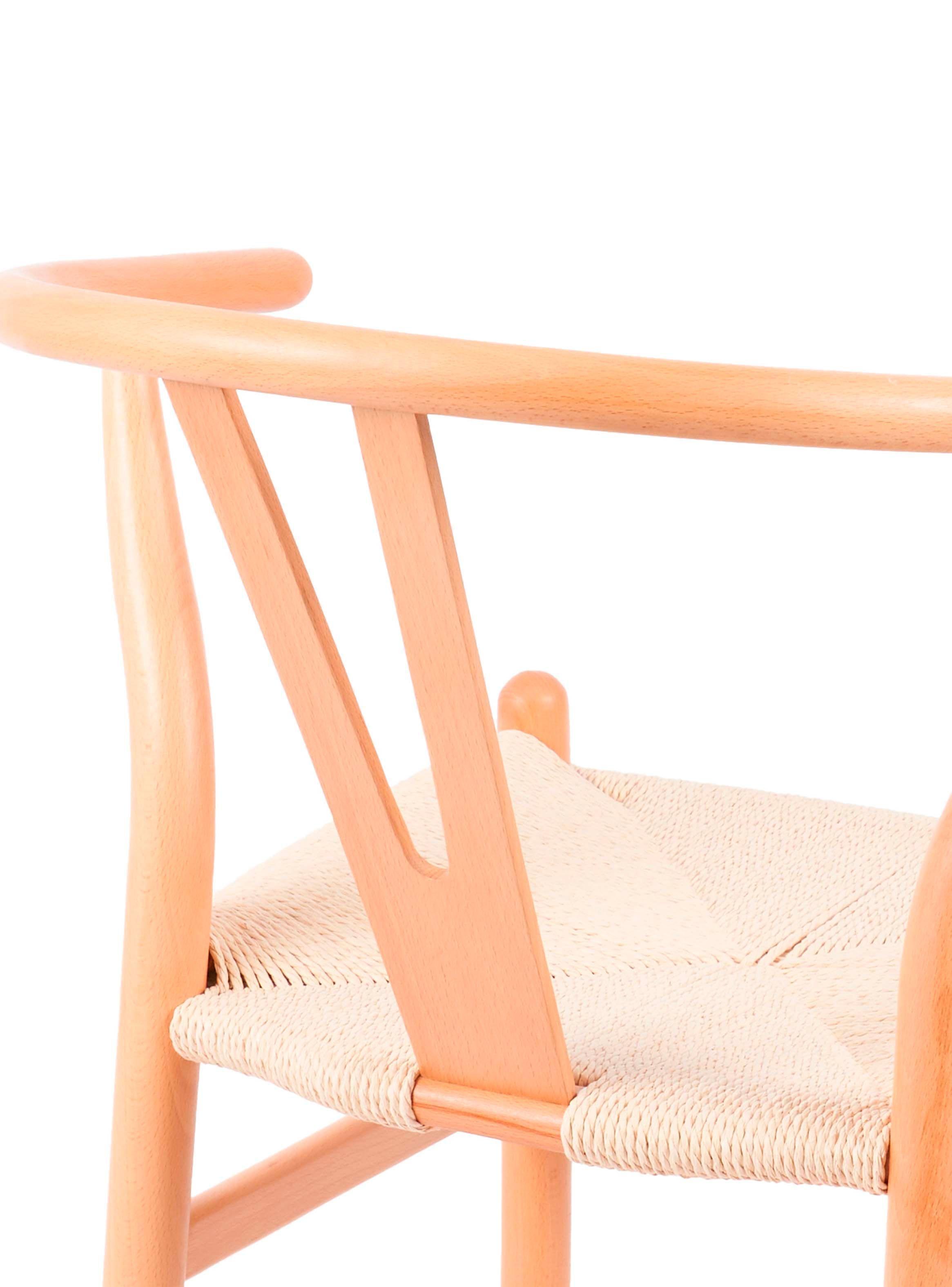 Silla de Comedor Wishbone Natural-3
