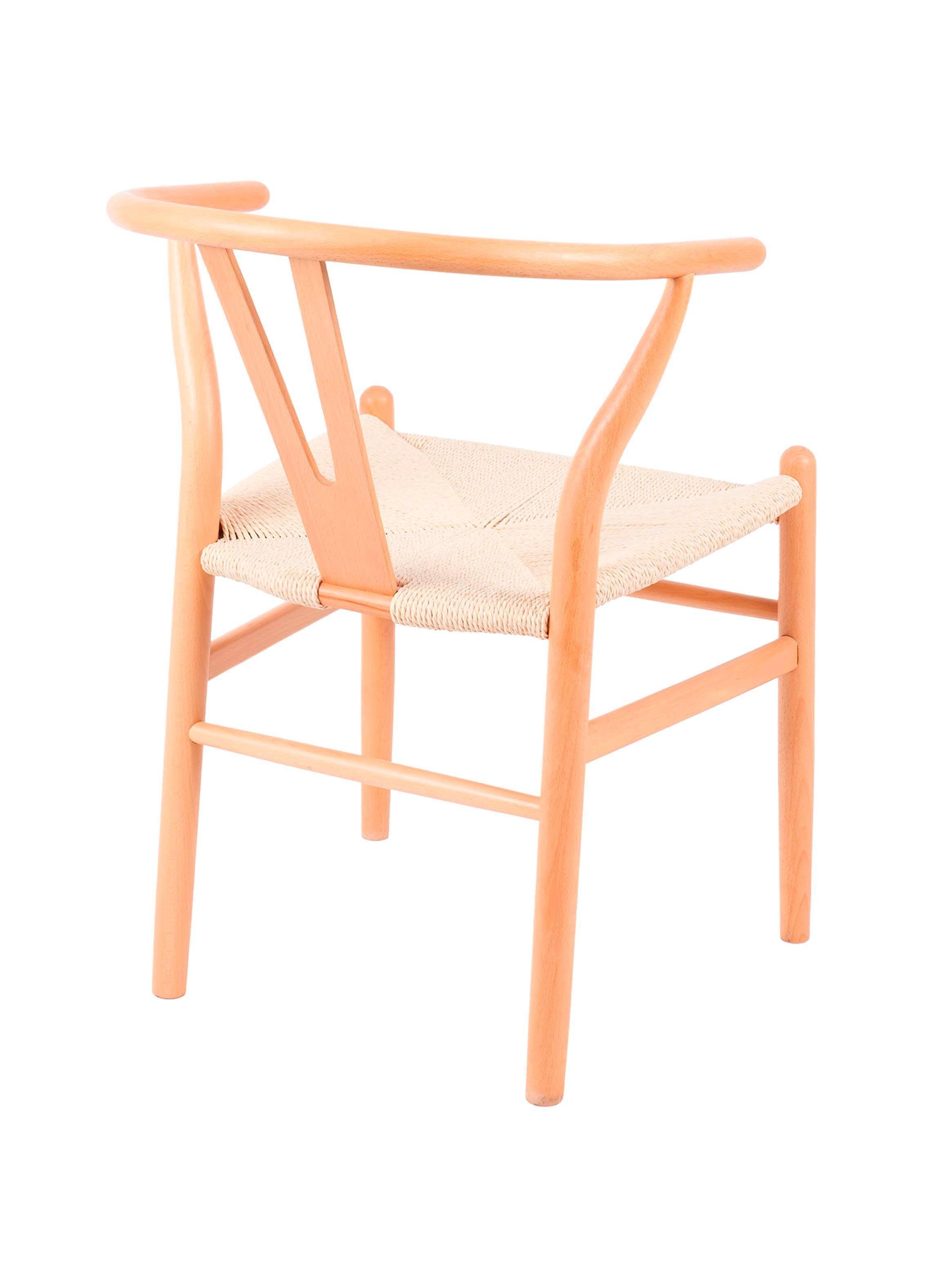 Silla de Comedor Wishbone Natural-5