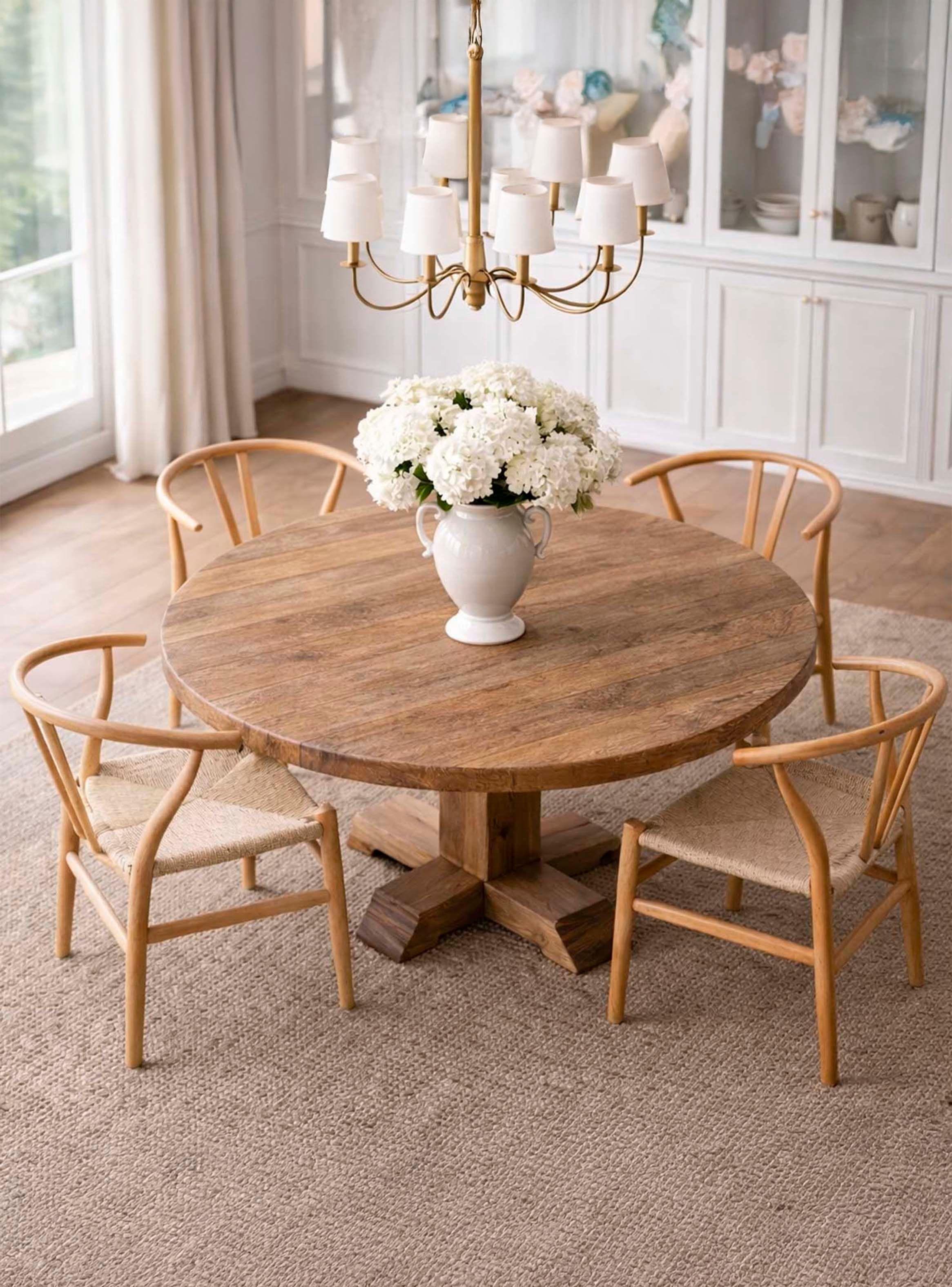 Silla de Comedor Wishbone Natural-7