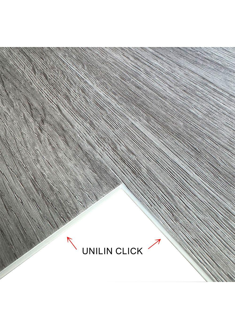 Piso SPC Gris Urbano Click 5+1 mm 18,2 x 122cm 2,2 m²-3
