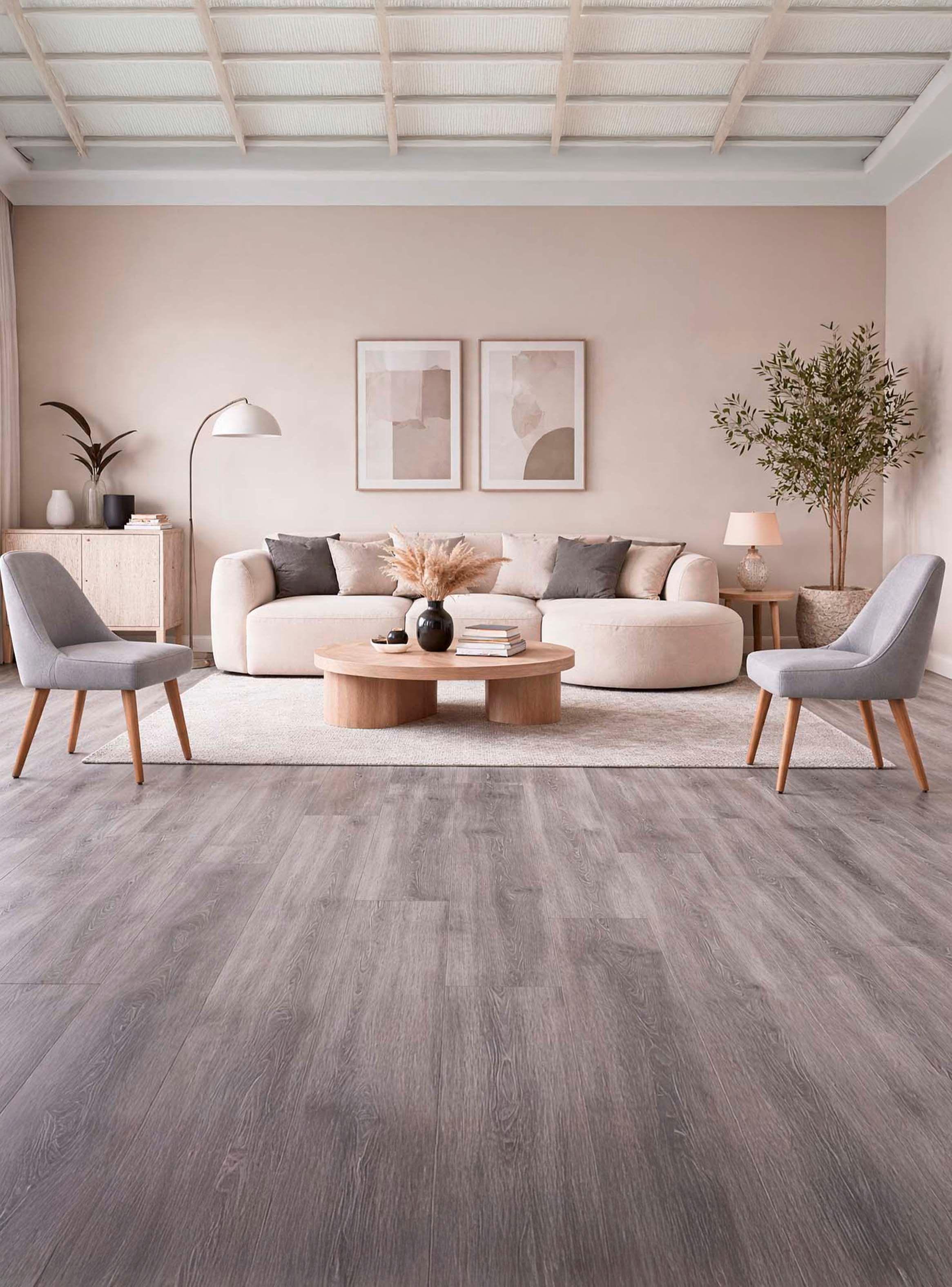 Piso SPC Gris Urbano Click 5+1 mm 18,2 x 122cm 2,2 m²-2