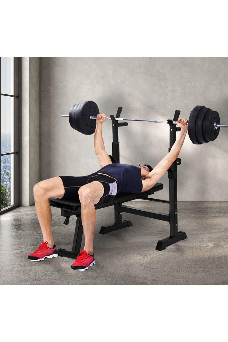Press Banca Atletis T3000 Ajustable 150KG Negro-4